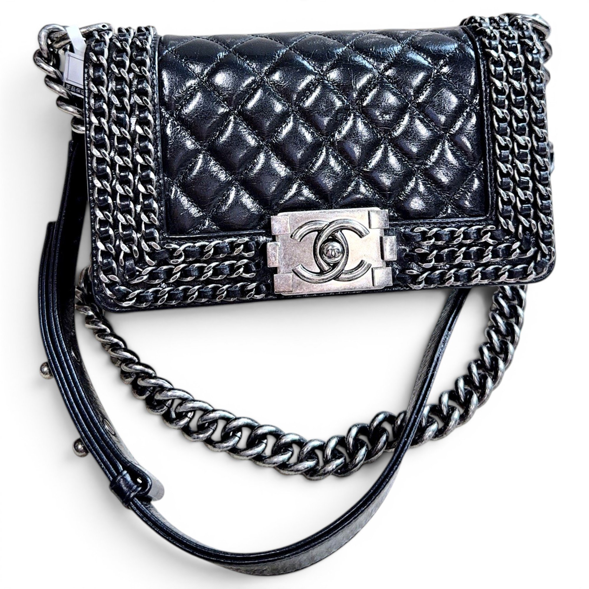 Boy leather handbag