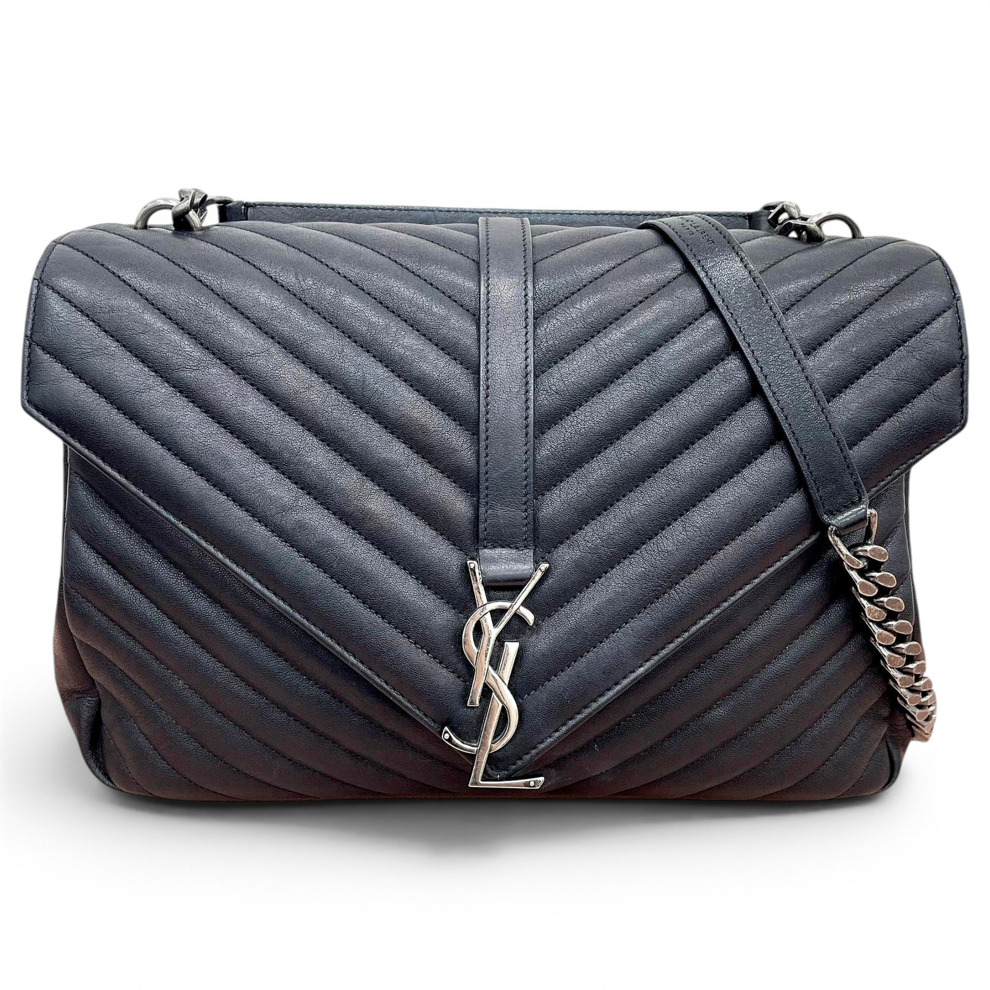 Collége monogramme leather handbag