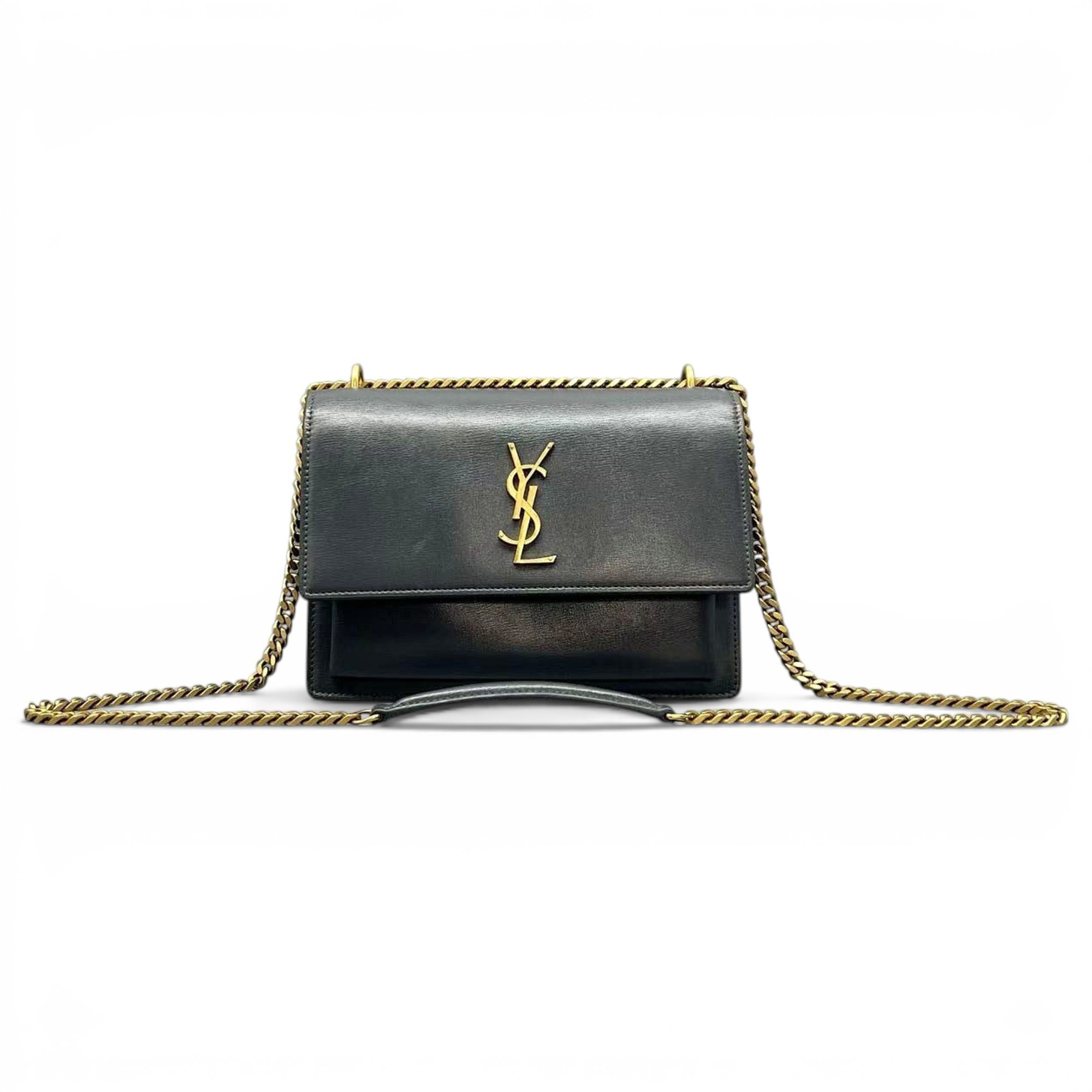 Sunset leather handbag