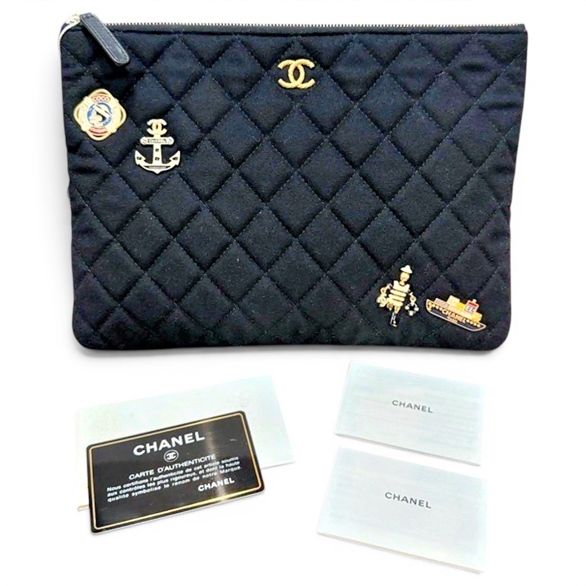 Timeless/Classique tweed clutch bag