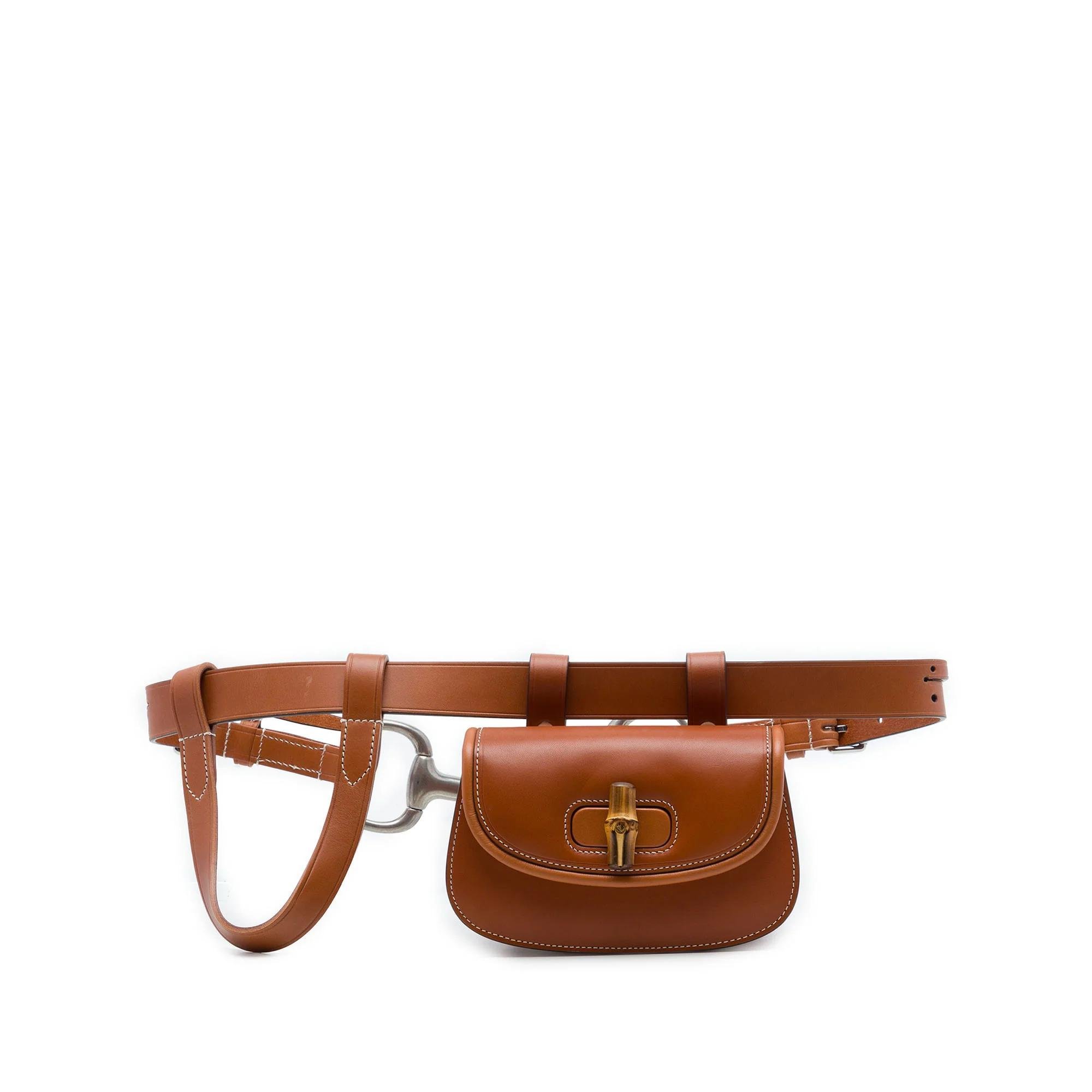 Bamboo pony-style calfskin handbag