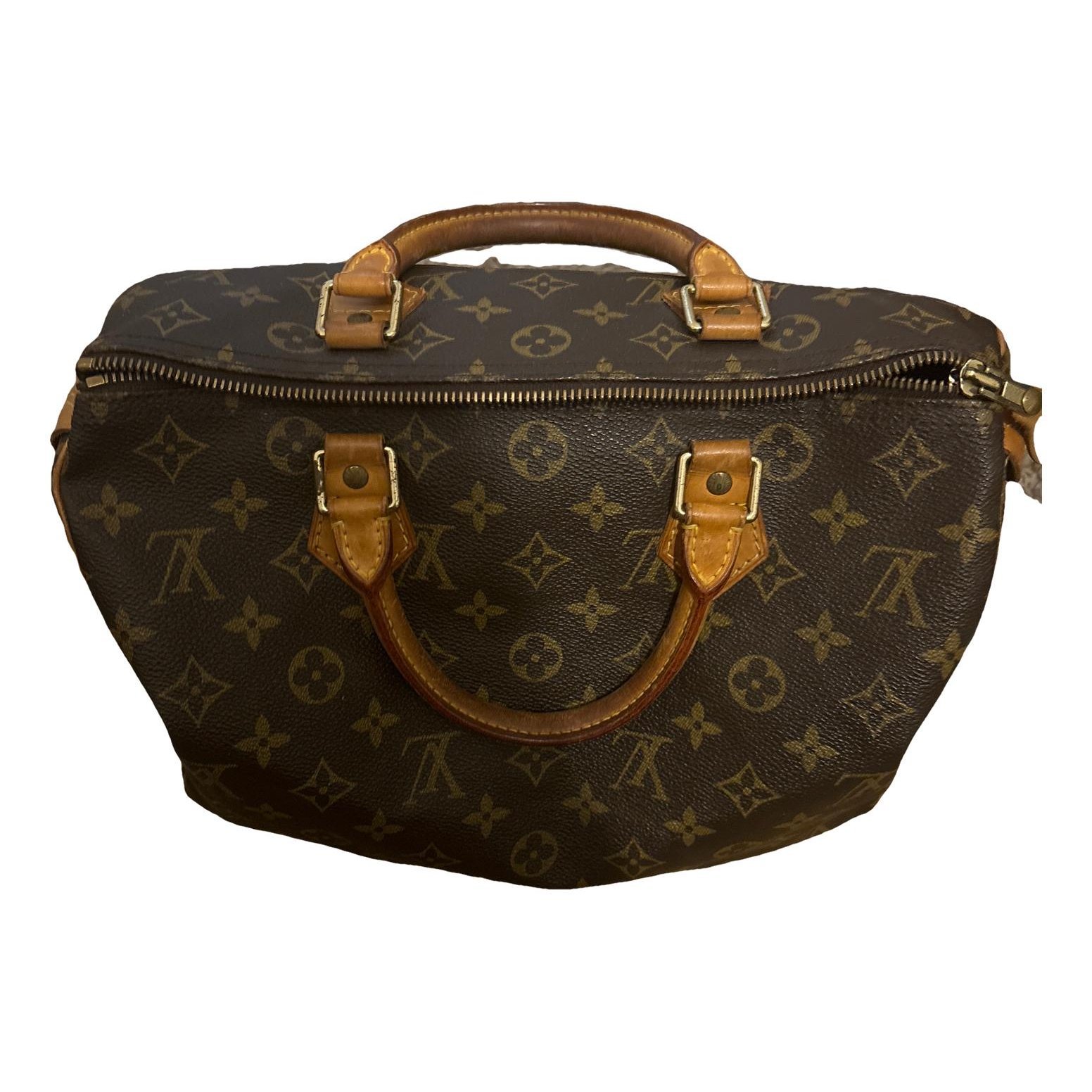 Speedy leather handbag