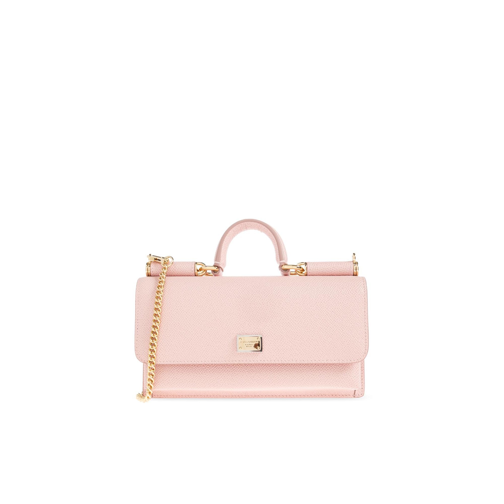 Leather clutch bag