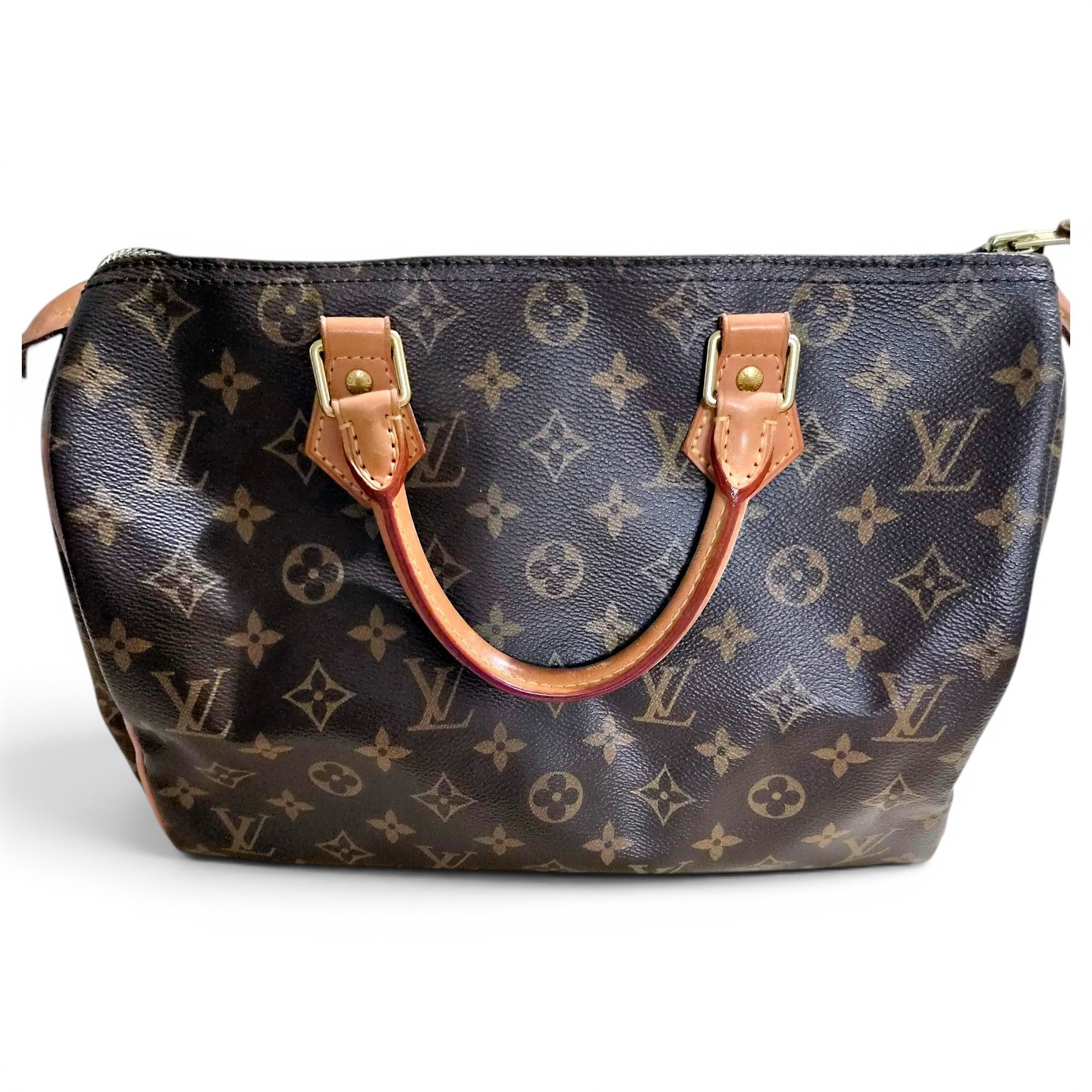 Speedy leather handbag