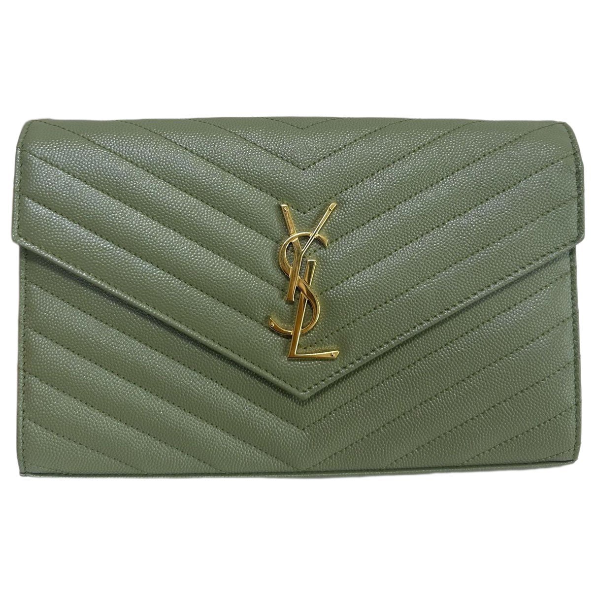 Envelope leather handbag