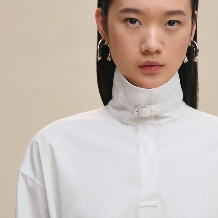 Blanc Short Polo Dress