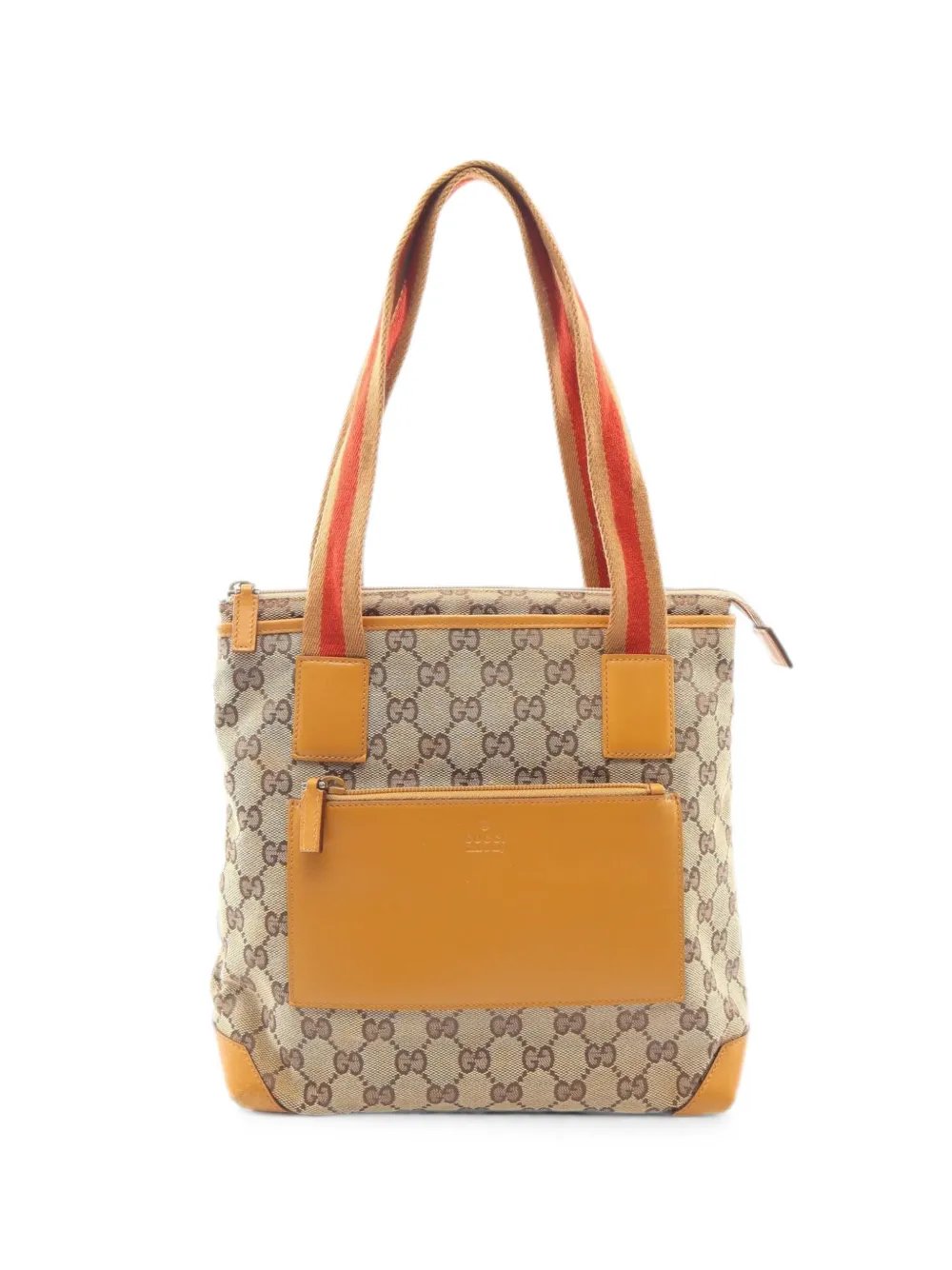 2000s GG canvas tote bag