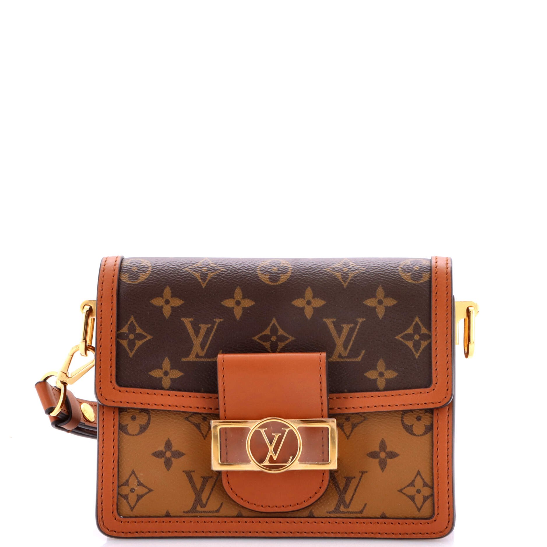 Dauphine Shoulder Bag Reverse Monogram Canvas Mini