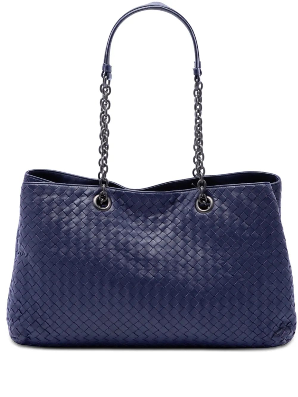 2012-2026 Large Nappa Intrecciato Double Chain tote bag