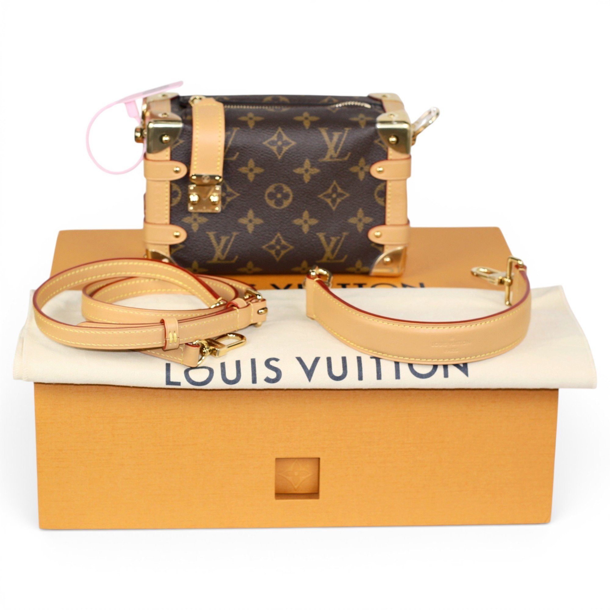 Petite Malle leather crossbody bag