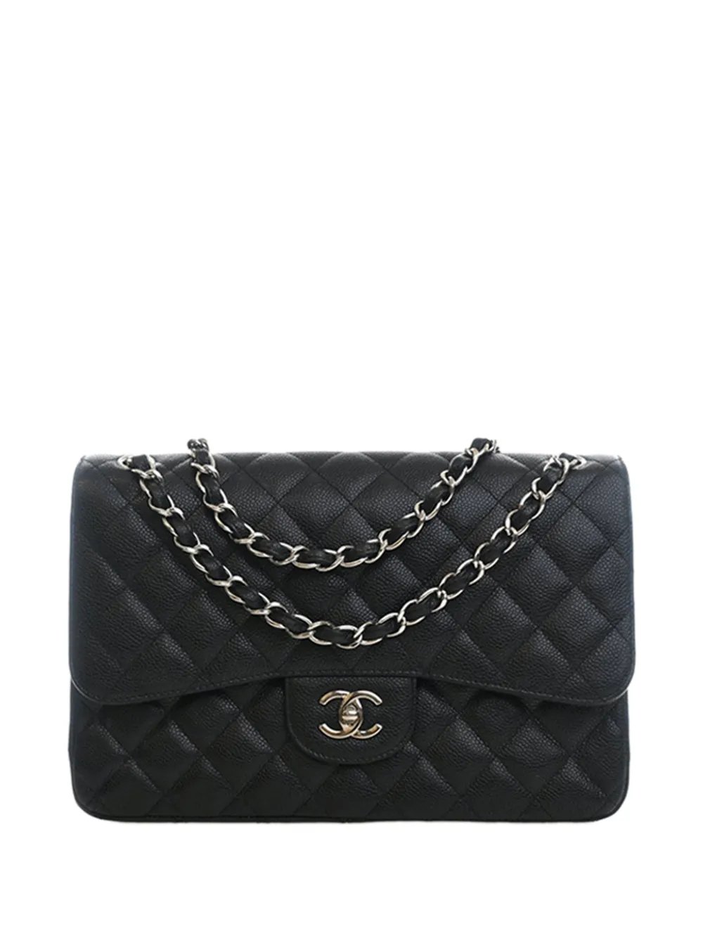 2015-2016 Jumbo Classic Caviar Double Flap shoulder bag