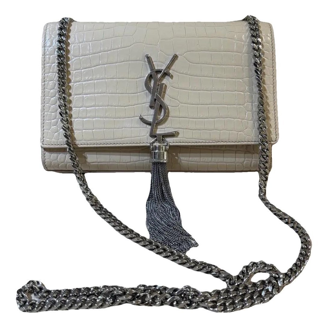 Pompom Kate leather handbag
