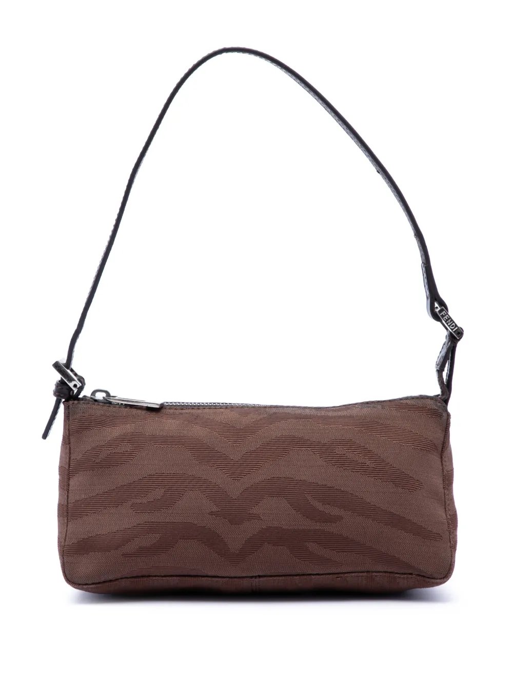 2000-2010 Zebra Print Canvas Pochette shoulder bag