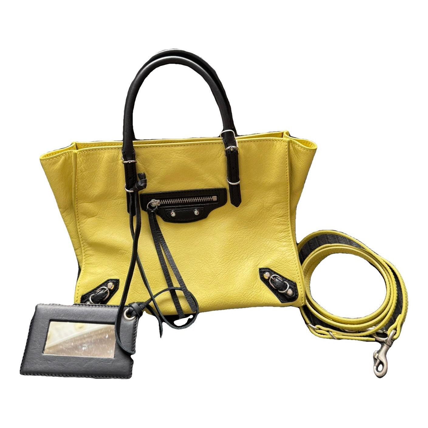 Papier leather tote