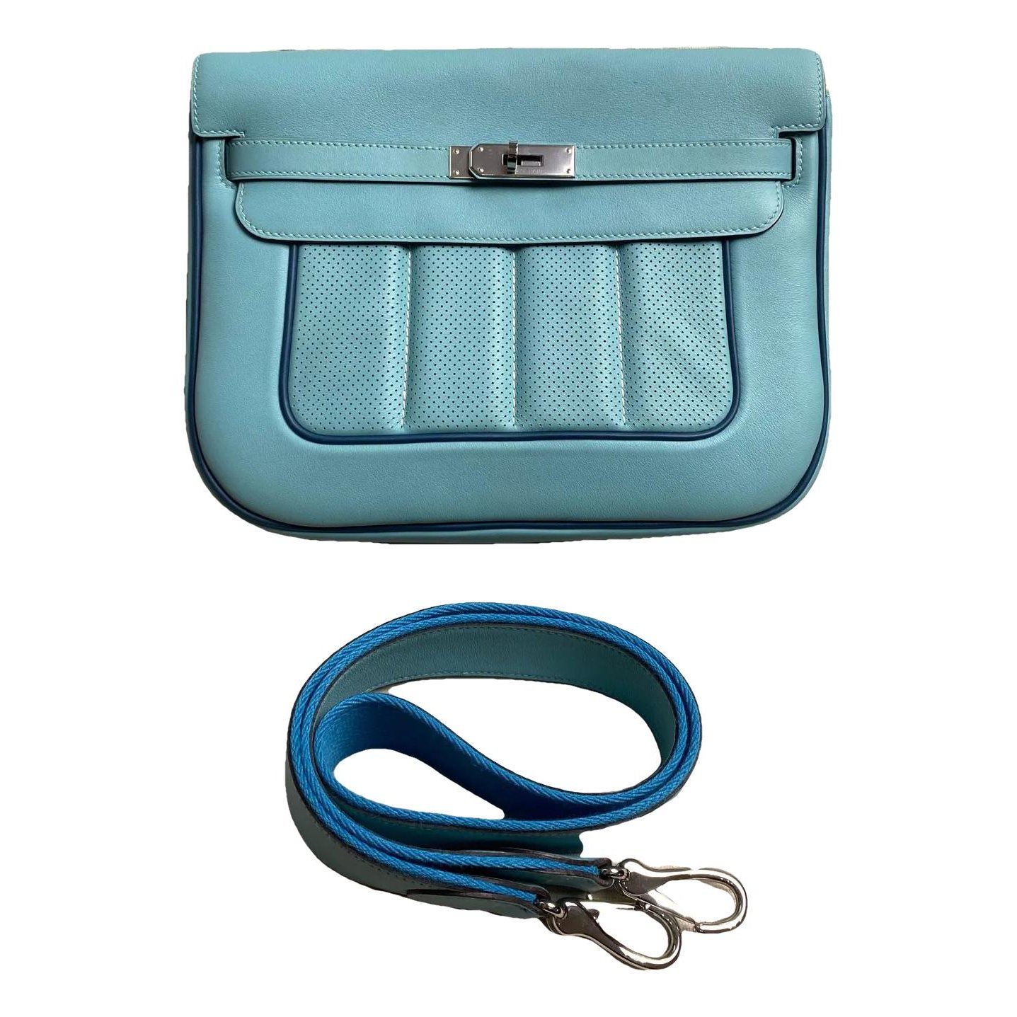 Hermes Berline Handbag Toile H Berline Canvas
