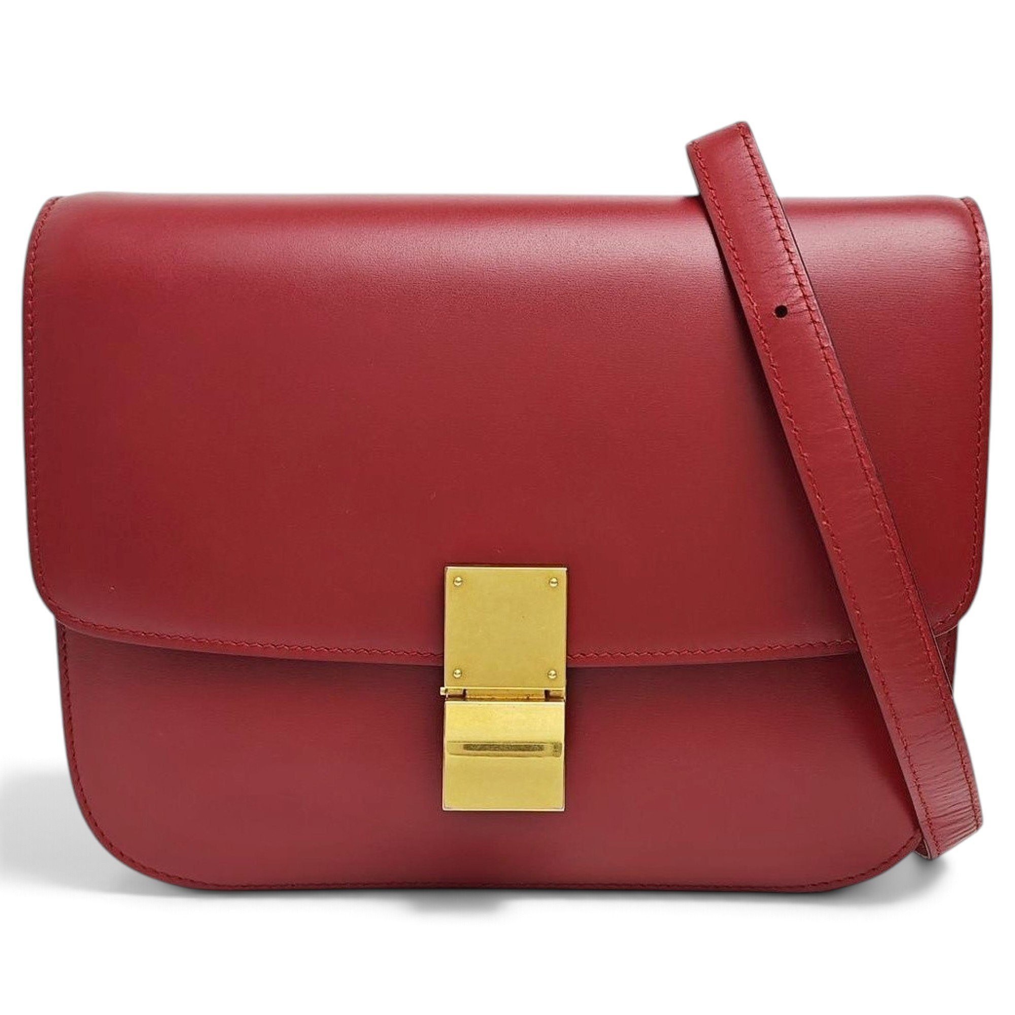Leather handbag