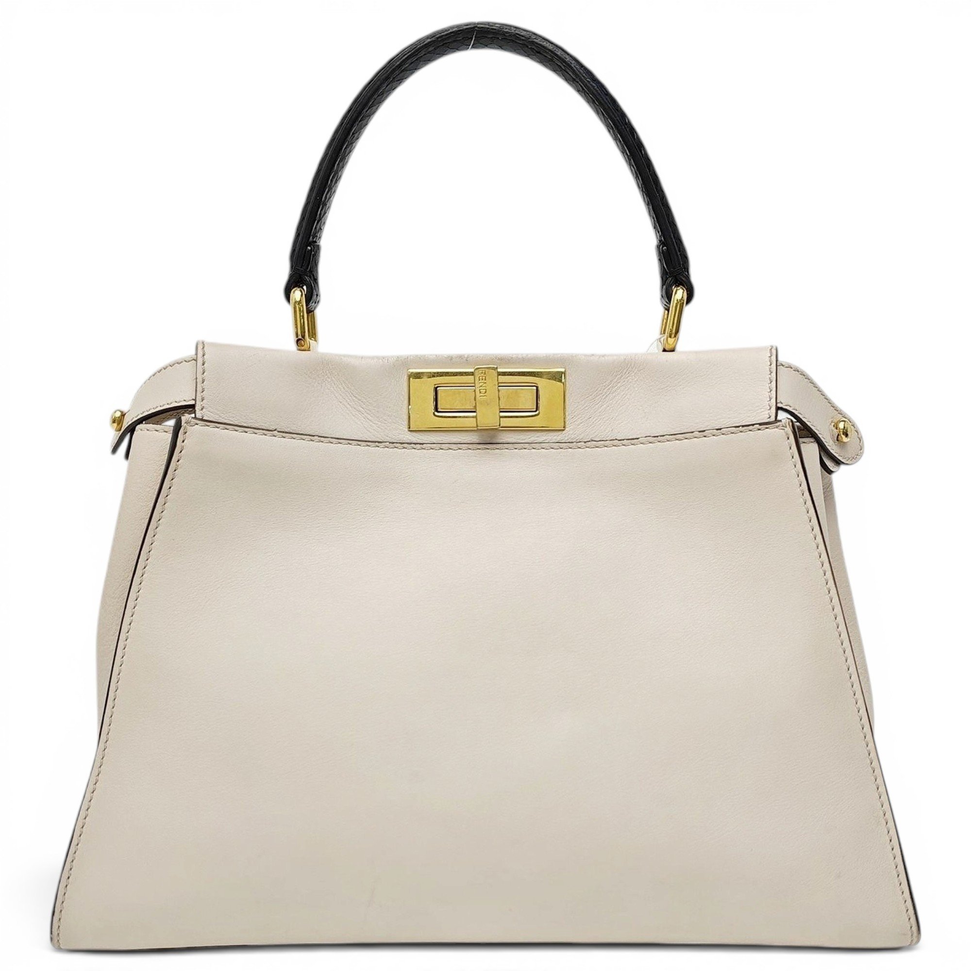 Peekaboo leather handbag