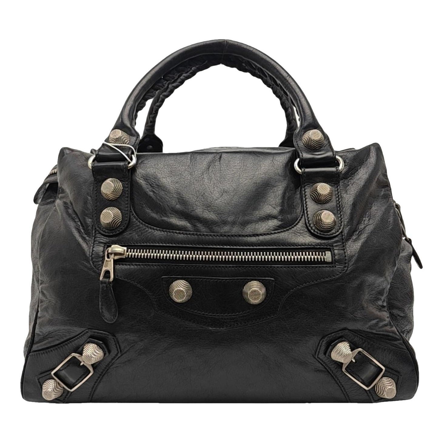 Leather handbag