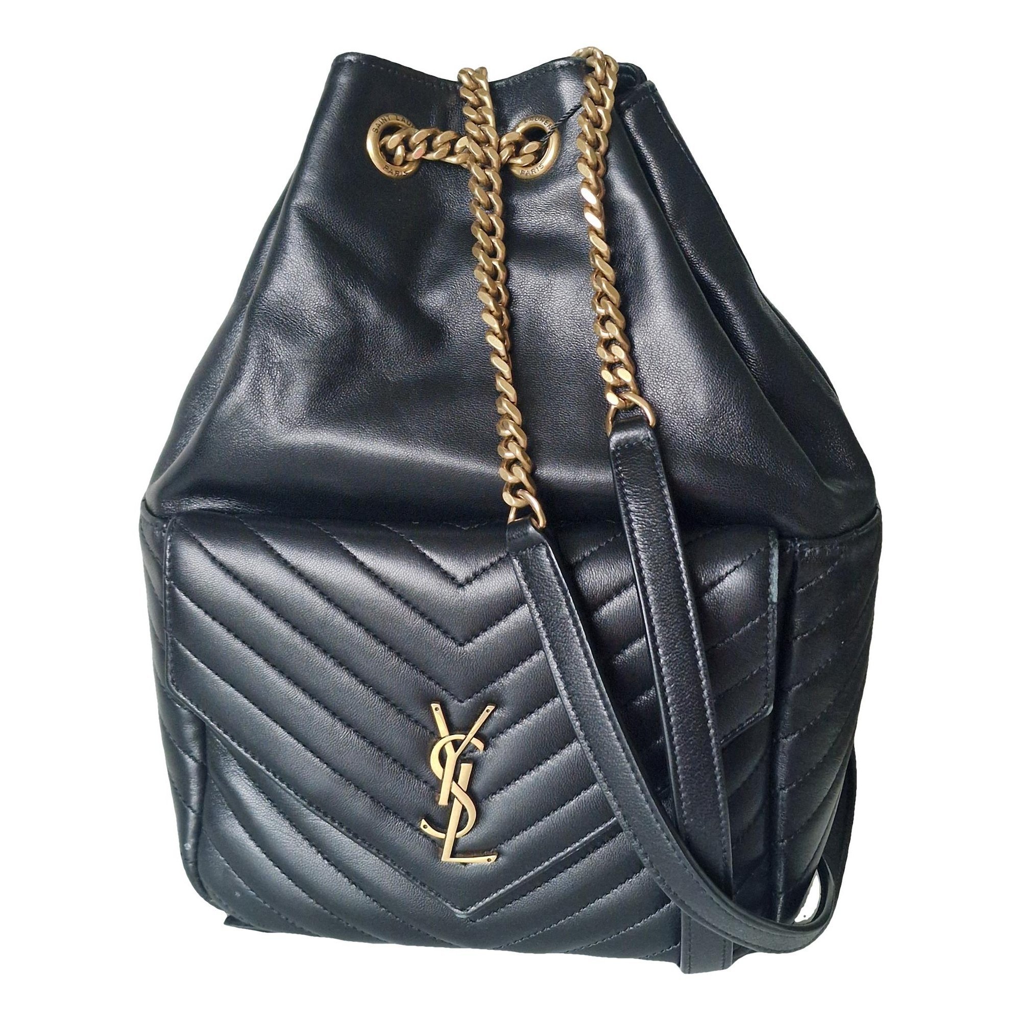 Leather backpack