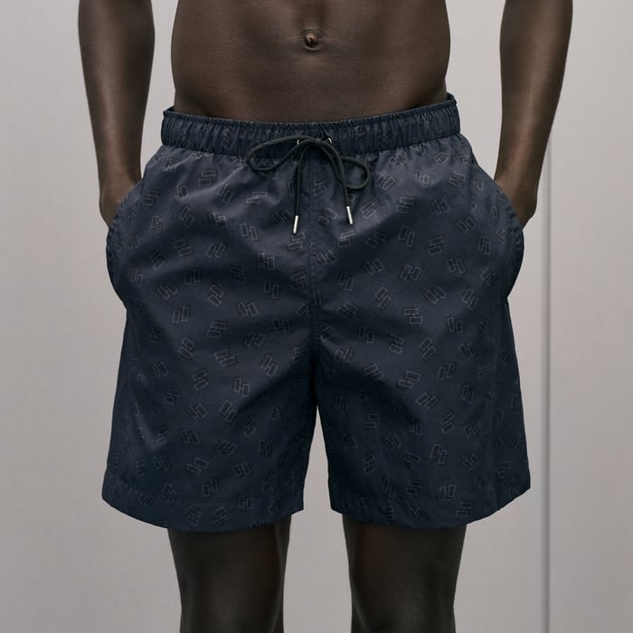 Marine "Ouh La l'H" Swim Trunks