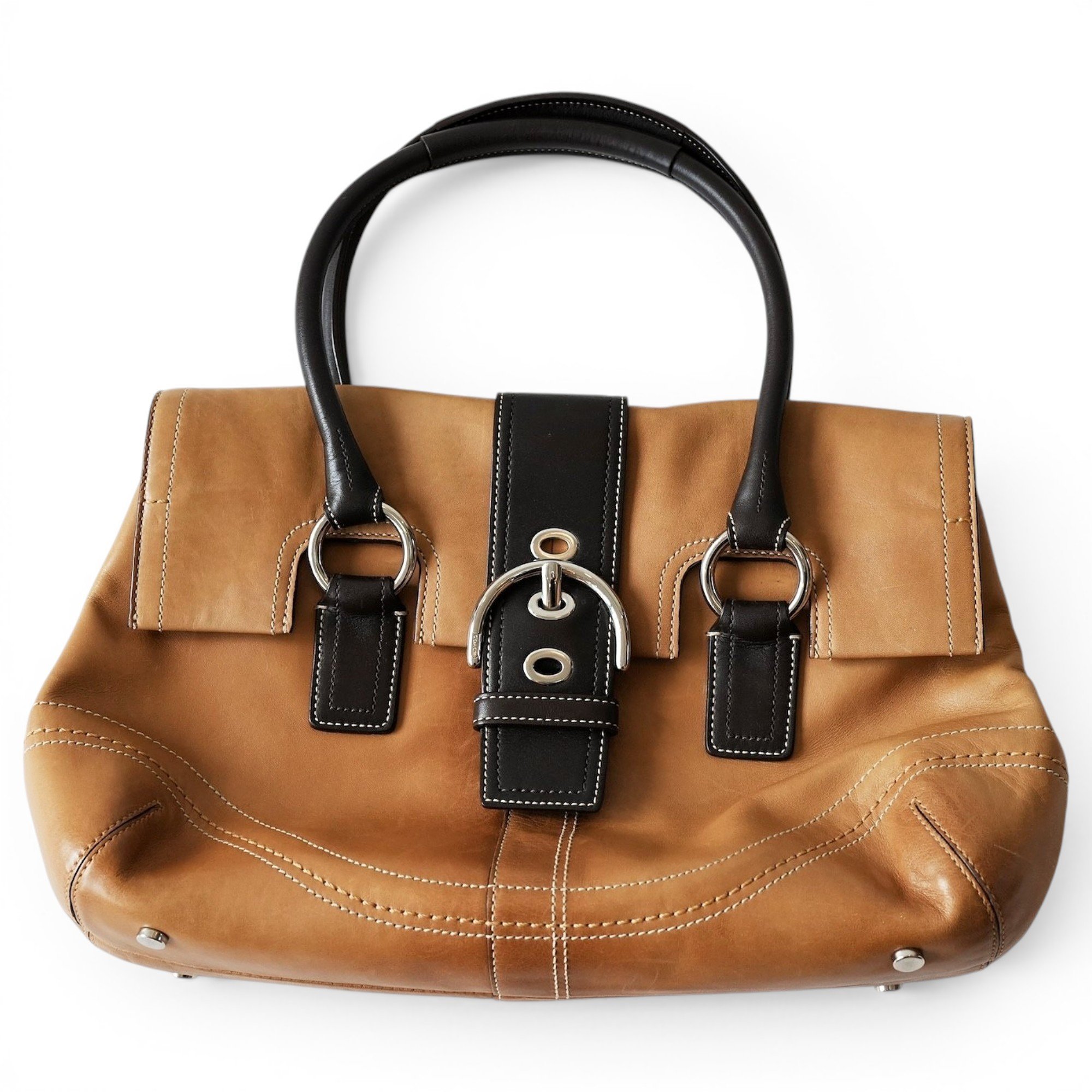 Leather satchel