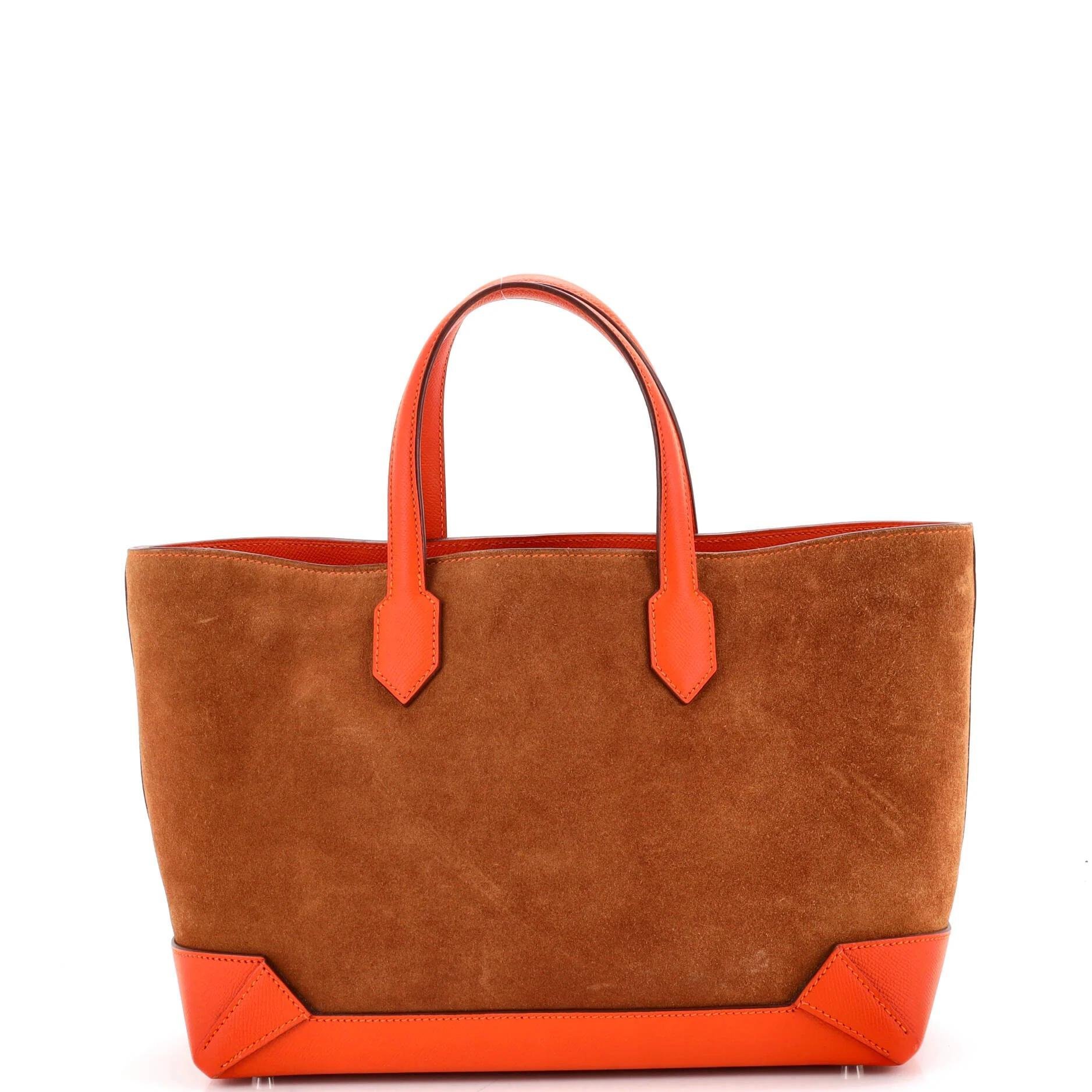Hermes Maxibox Handbag Orange Epsom Leather 2017
