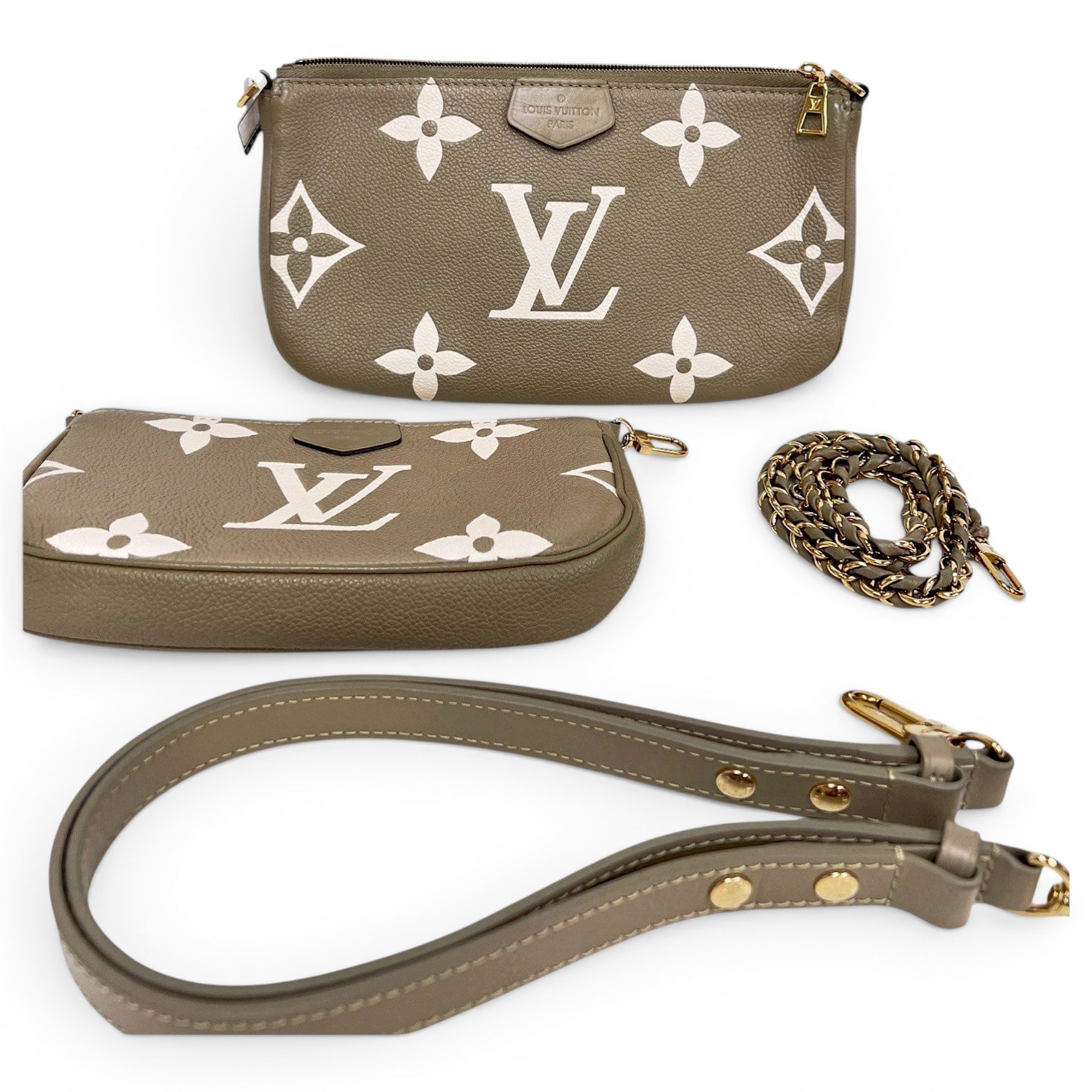 Multi Pochette Accessoires leather handbag