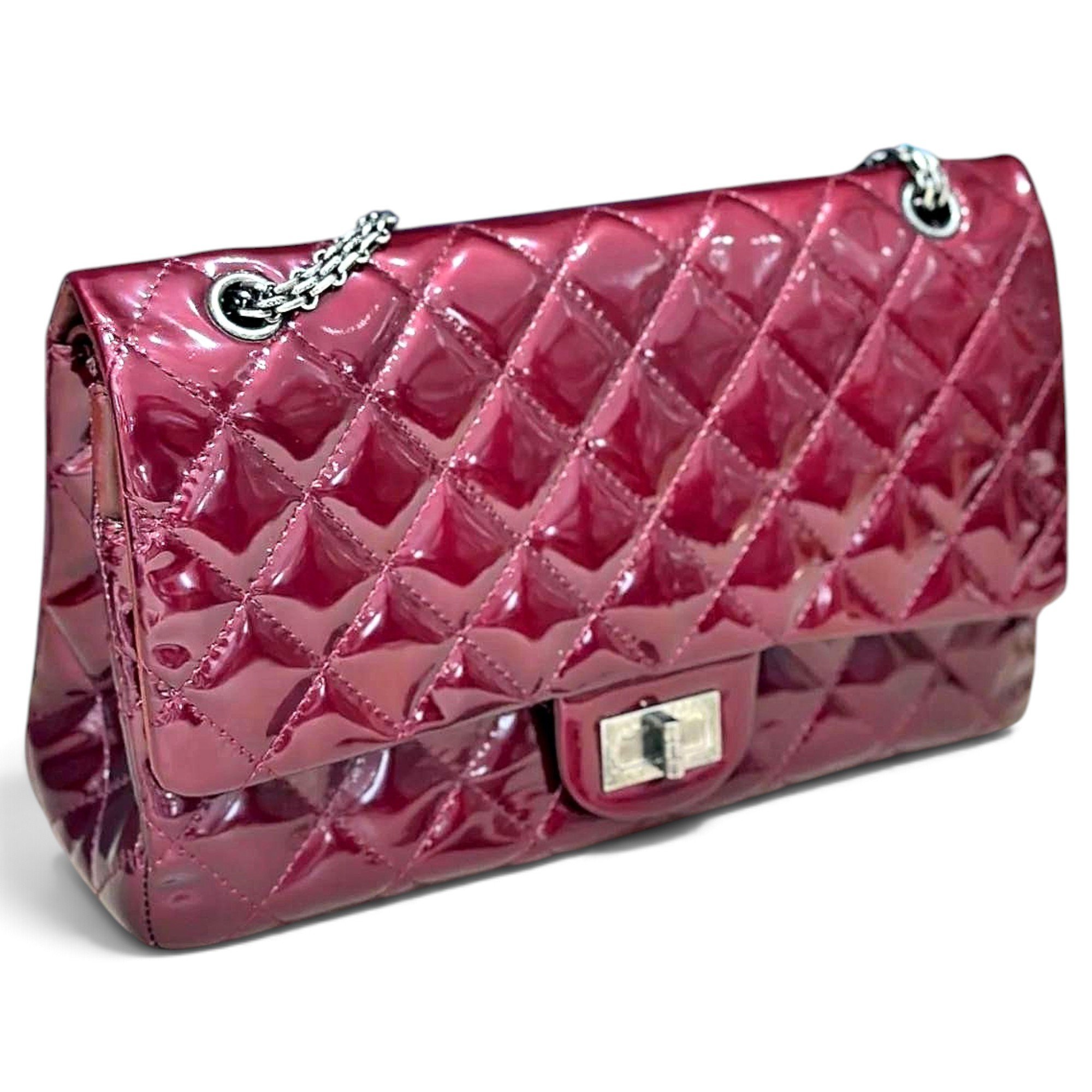 2.55 patent leather handbag
