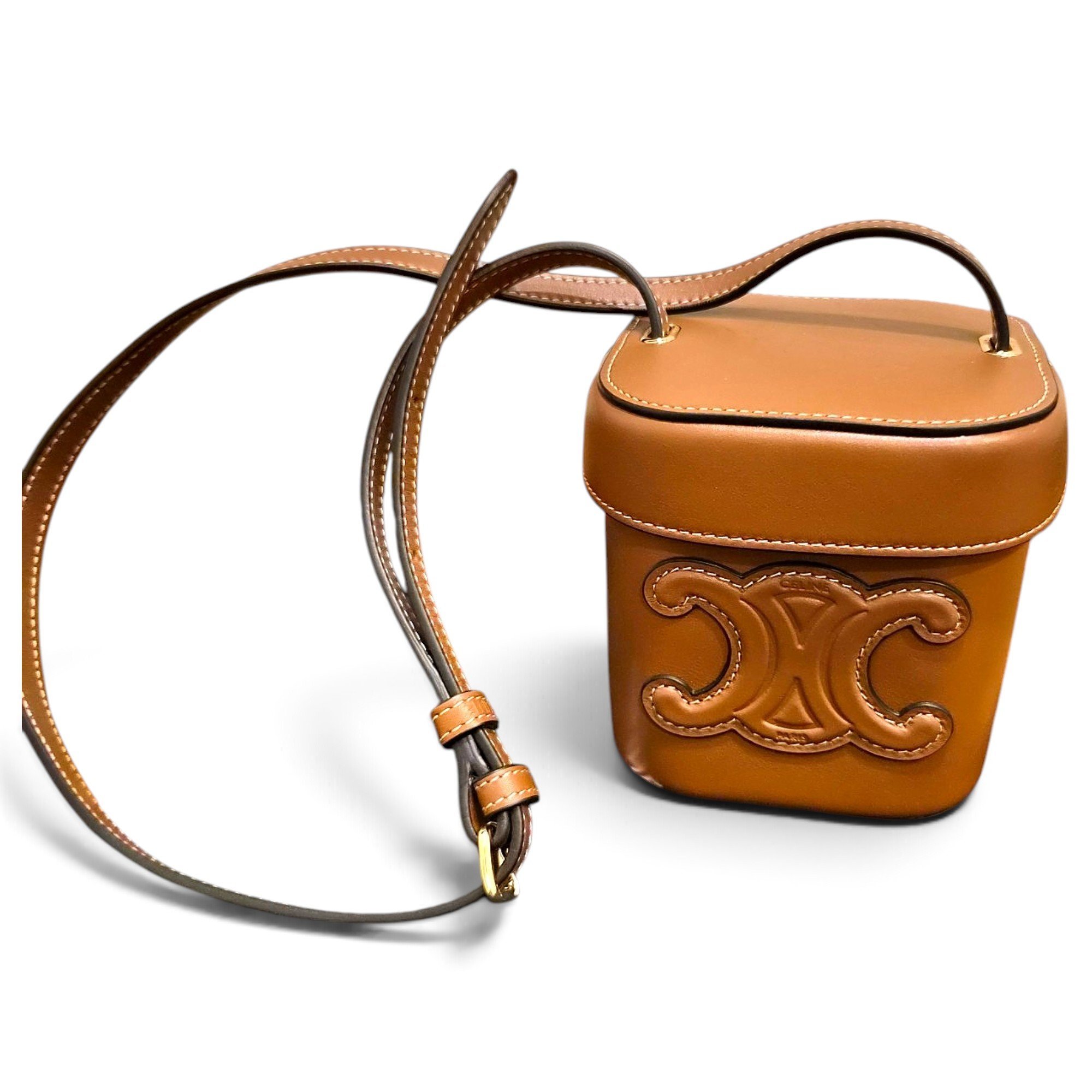 Leather mini bag