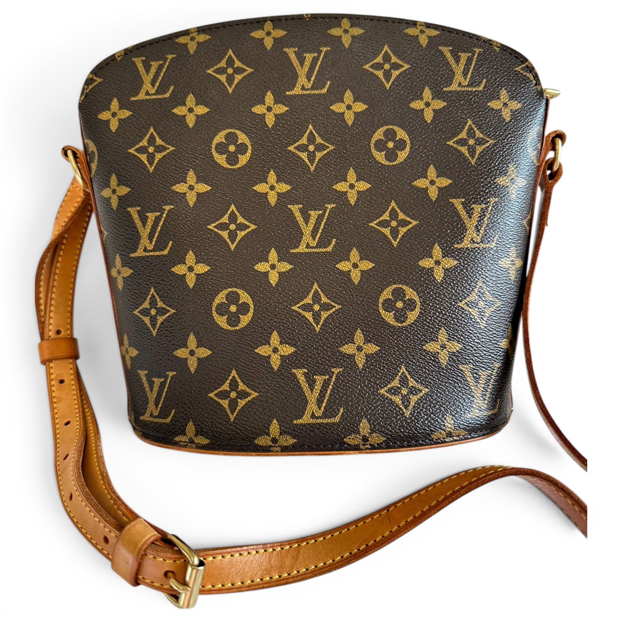Drouot leather crossbody bag