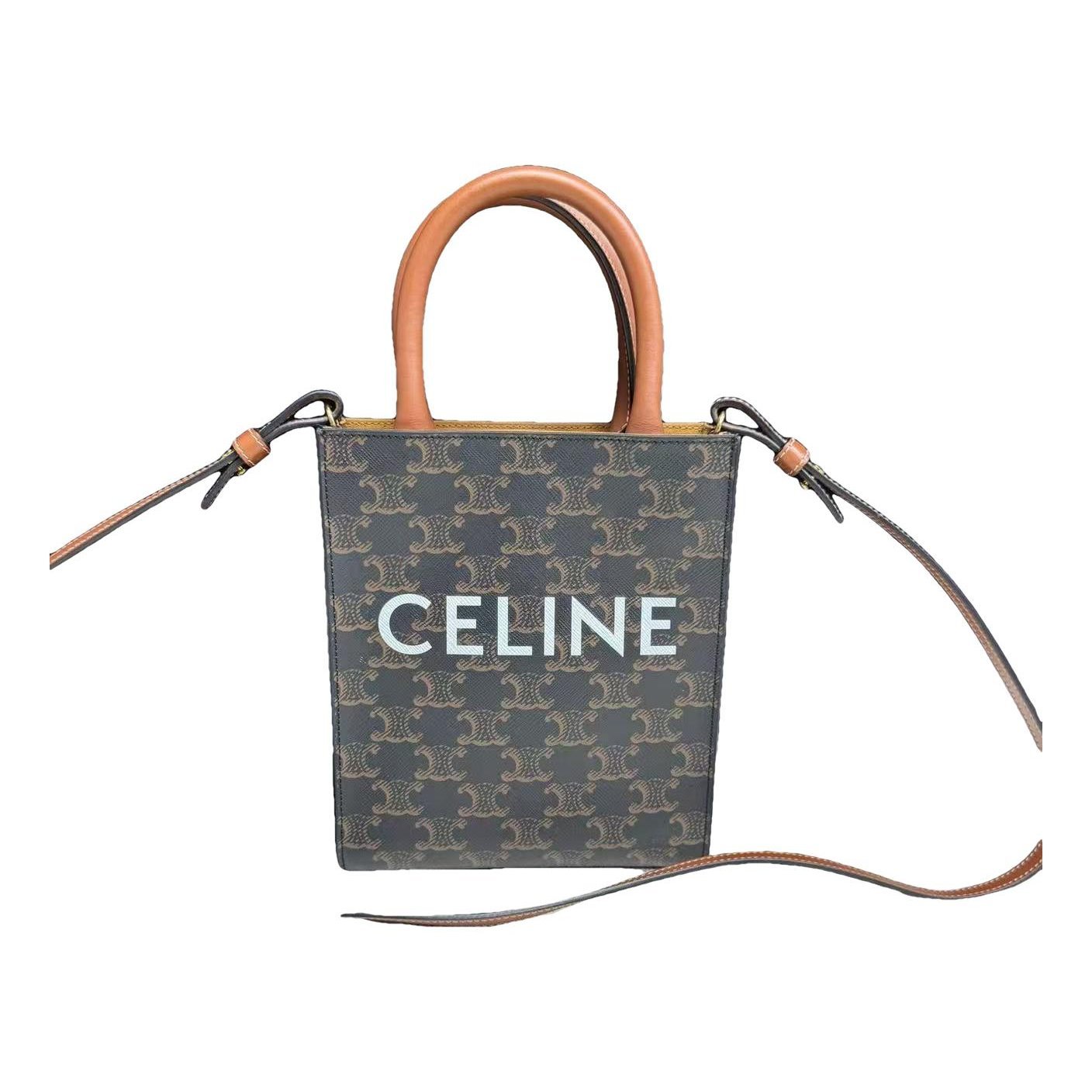 Leather tote
