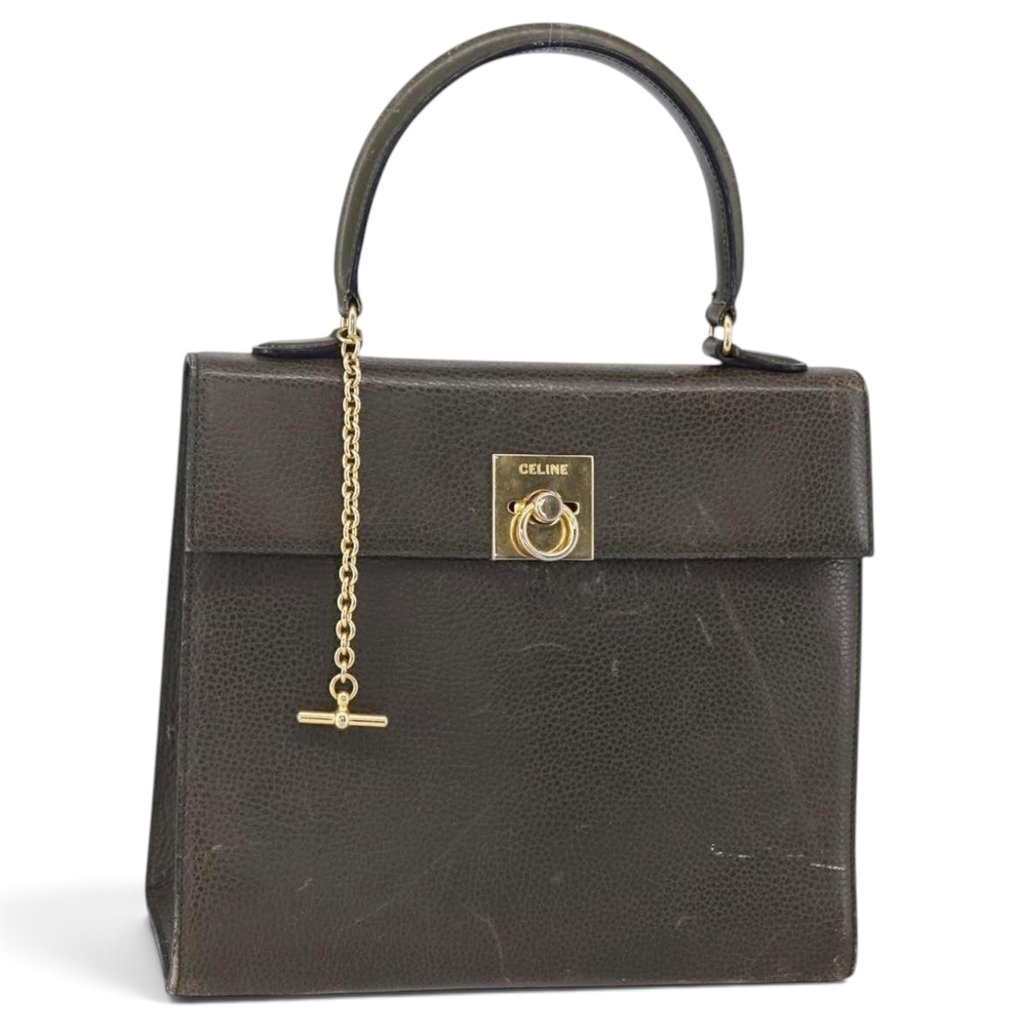 Leather handbag