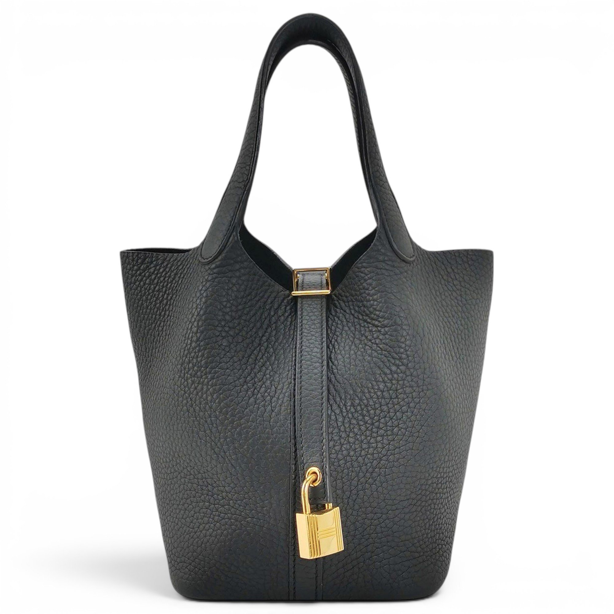 Picotin leather handbag