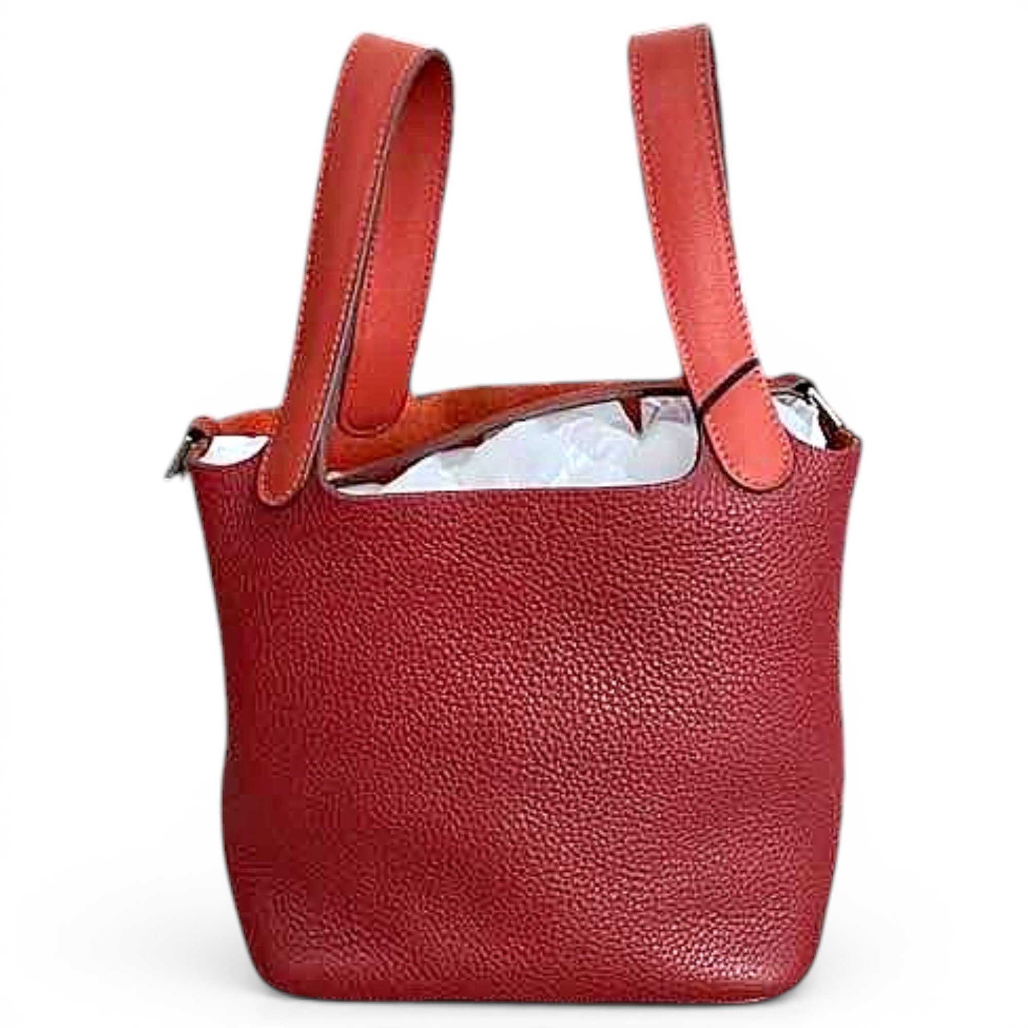 Picotin leather handbag