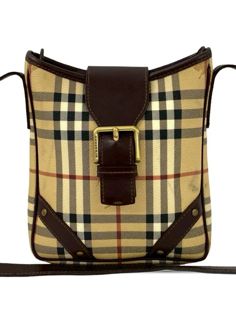 2000-2017 Haymarket Check Coated Canvas crossbody bag