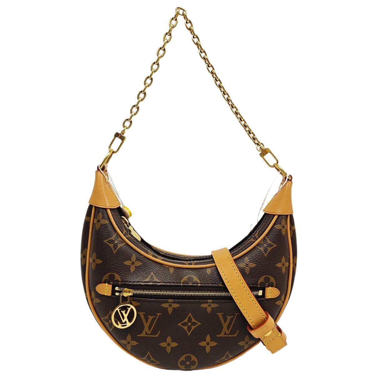 Loop leather crossbody bag