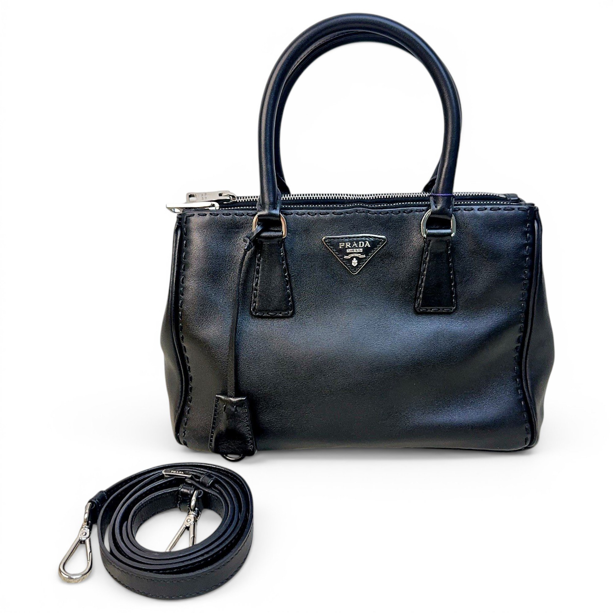 Galleria leather handbag