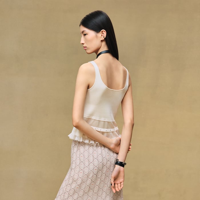 Blanc Naturel Jewel Tank Top