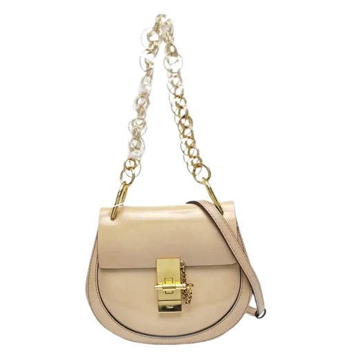 Drew patent leather handbag