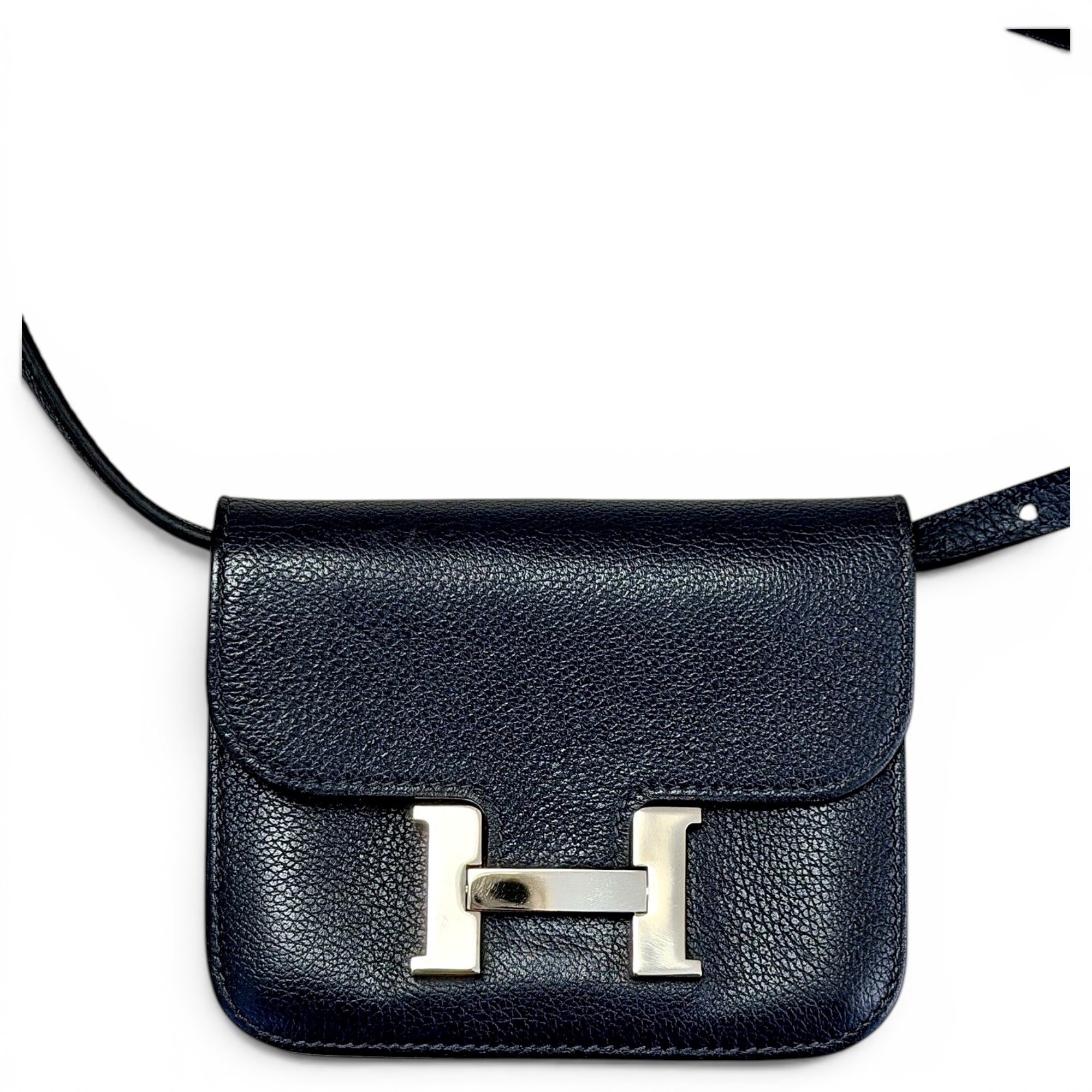 Constance leather clutch bag