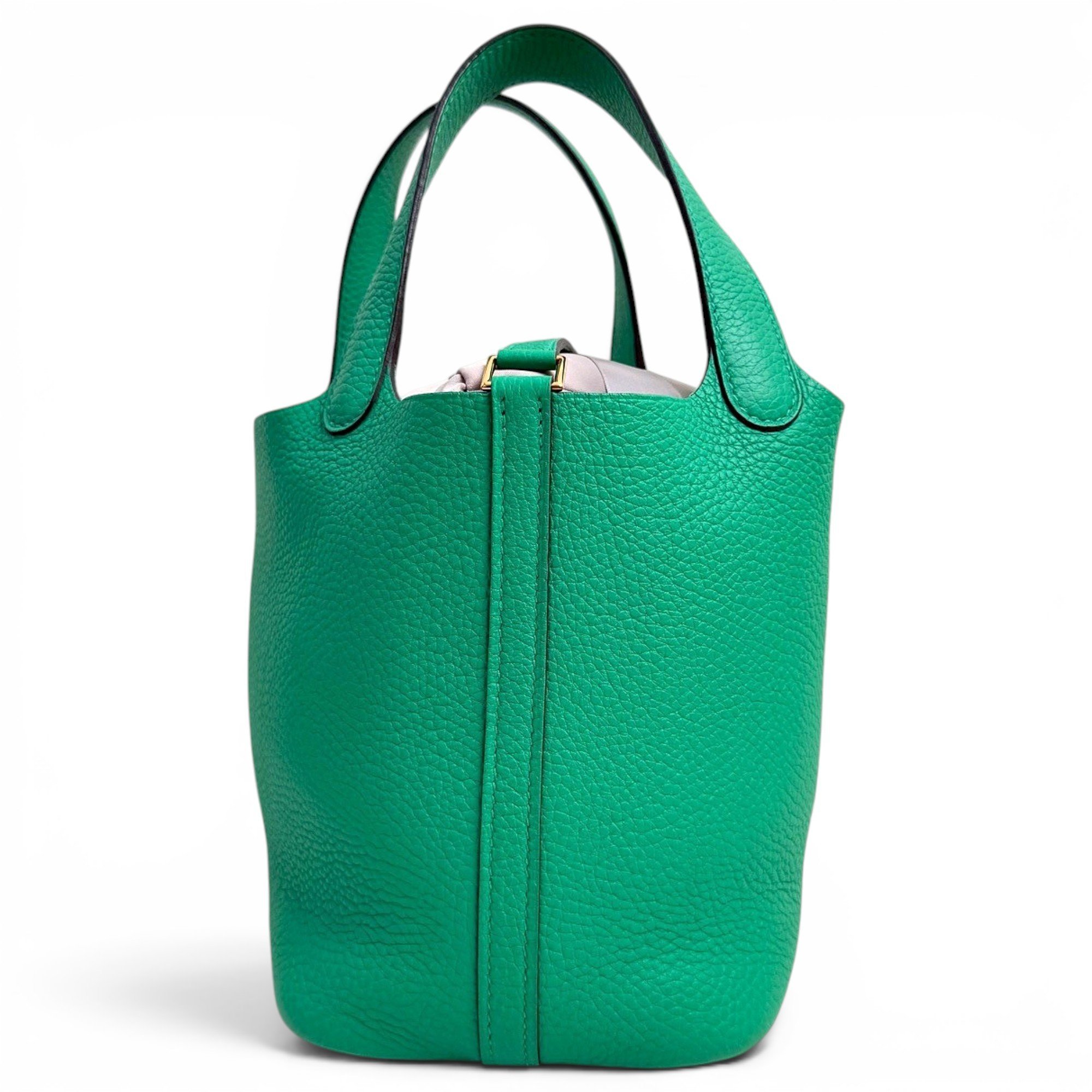 Picotin leather handbag