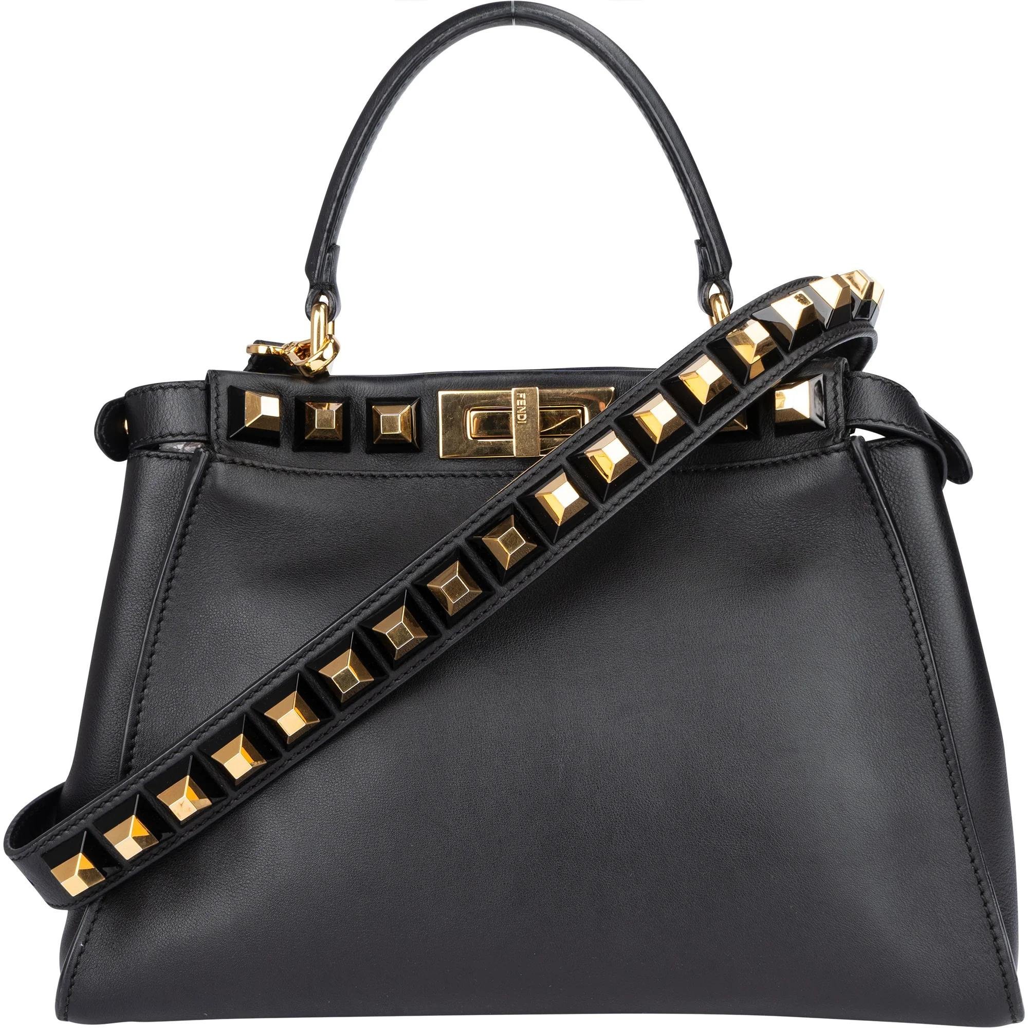Peekaboo leather handbag