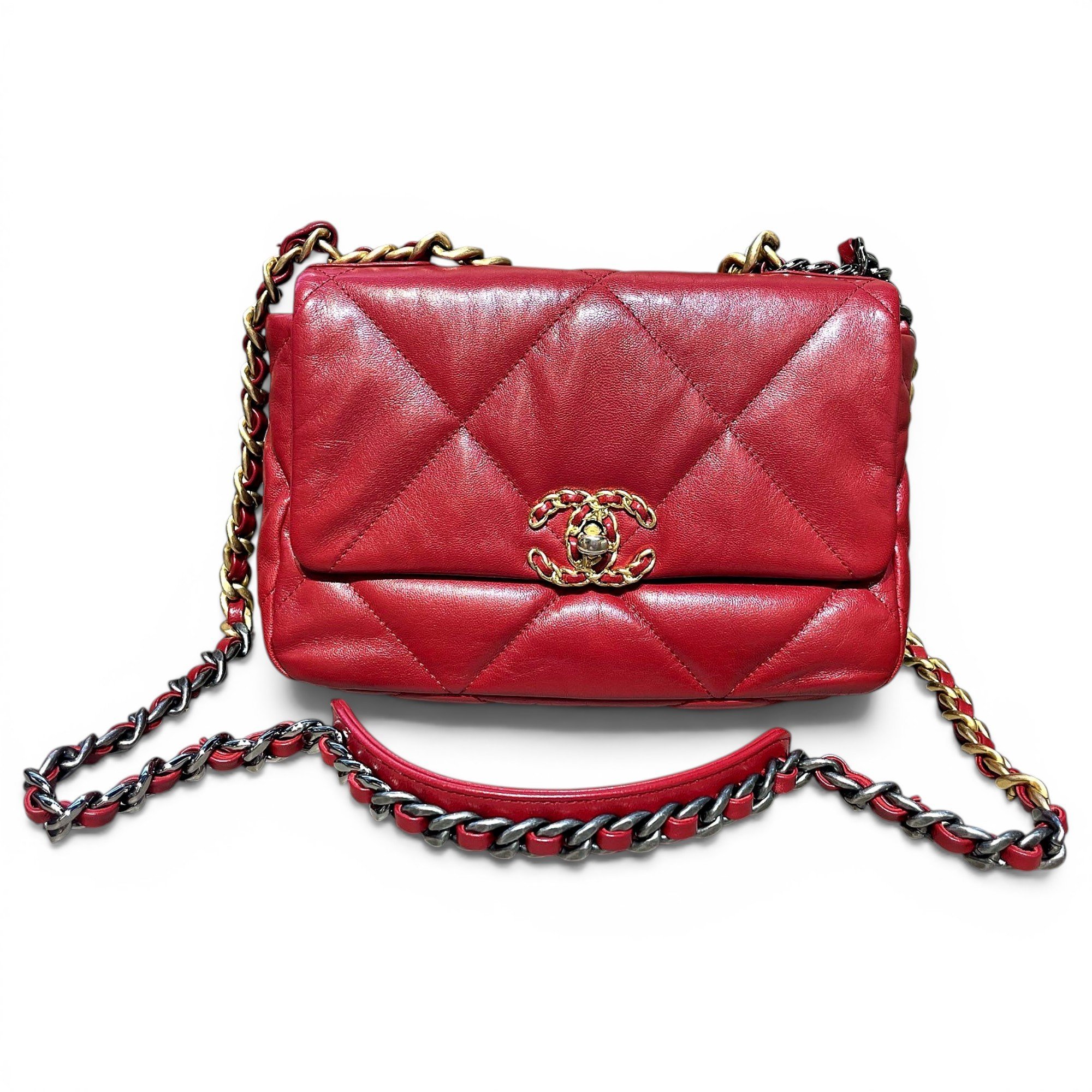 Chanel 19 leather handbag