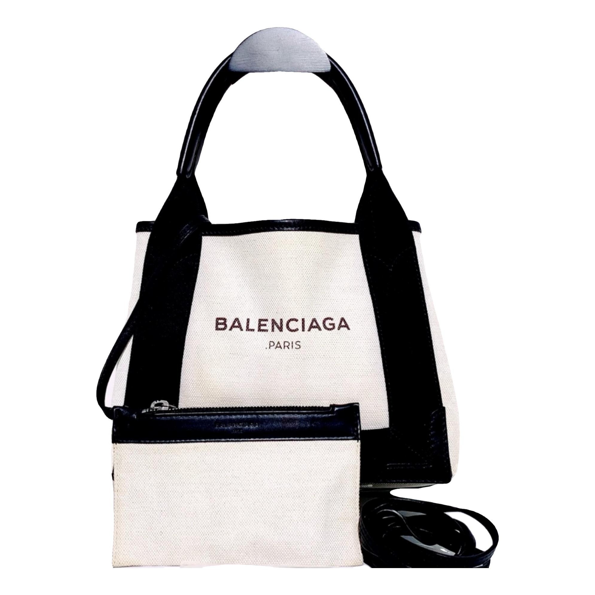Navy cabas cloth tote