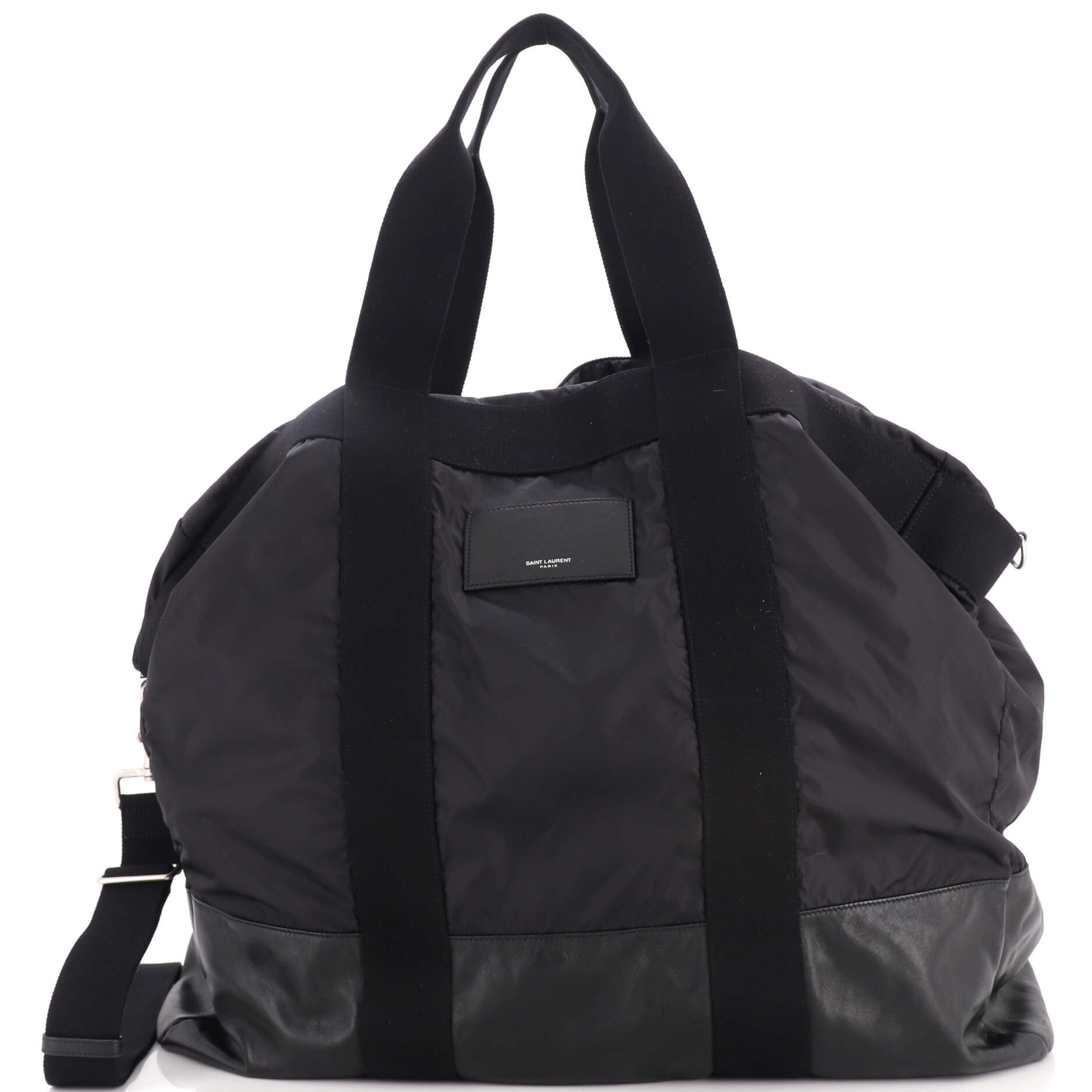 City Logo Tote Bag Nylon with Leather