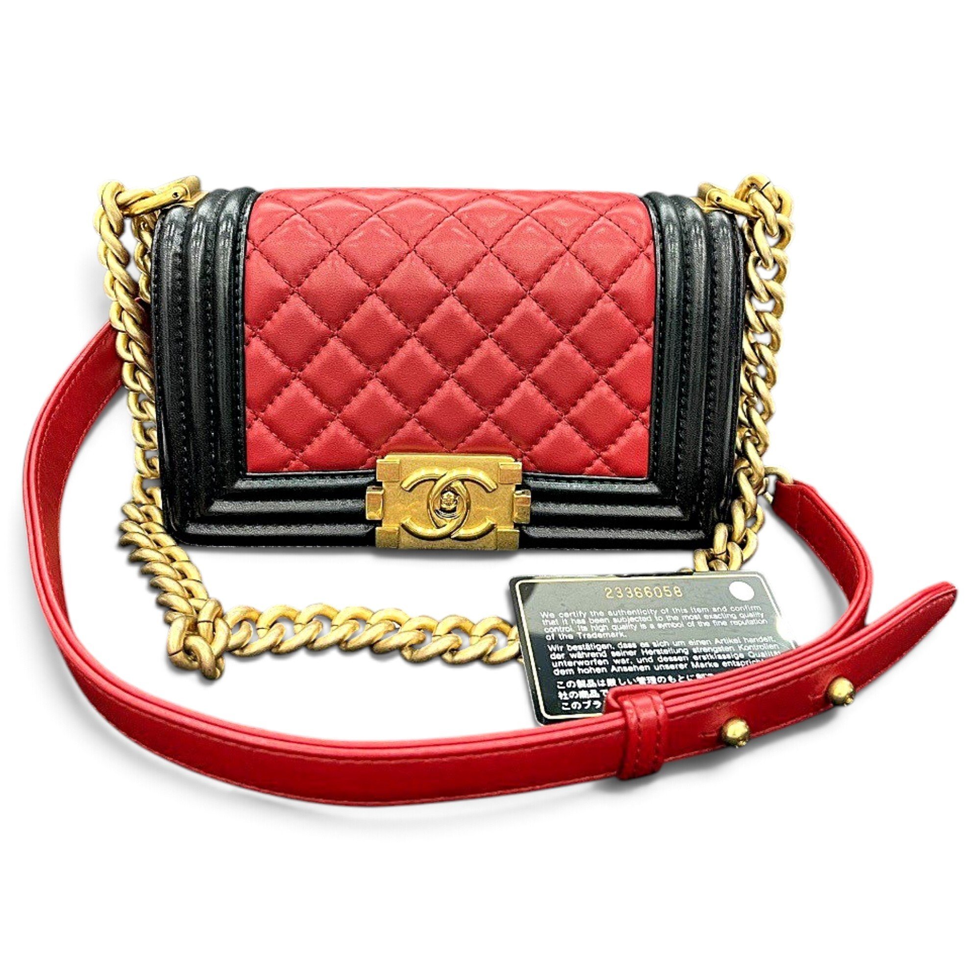Boy leather crossbody bag