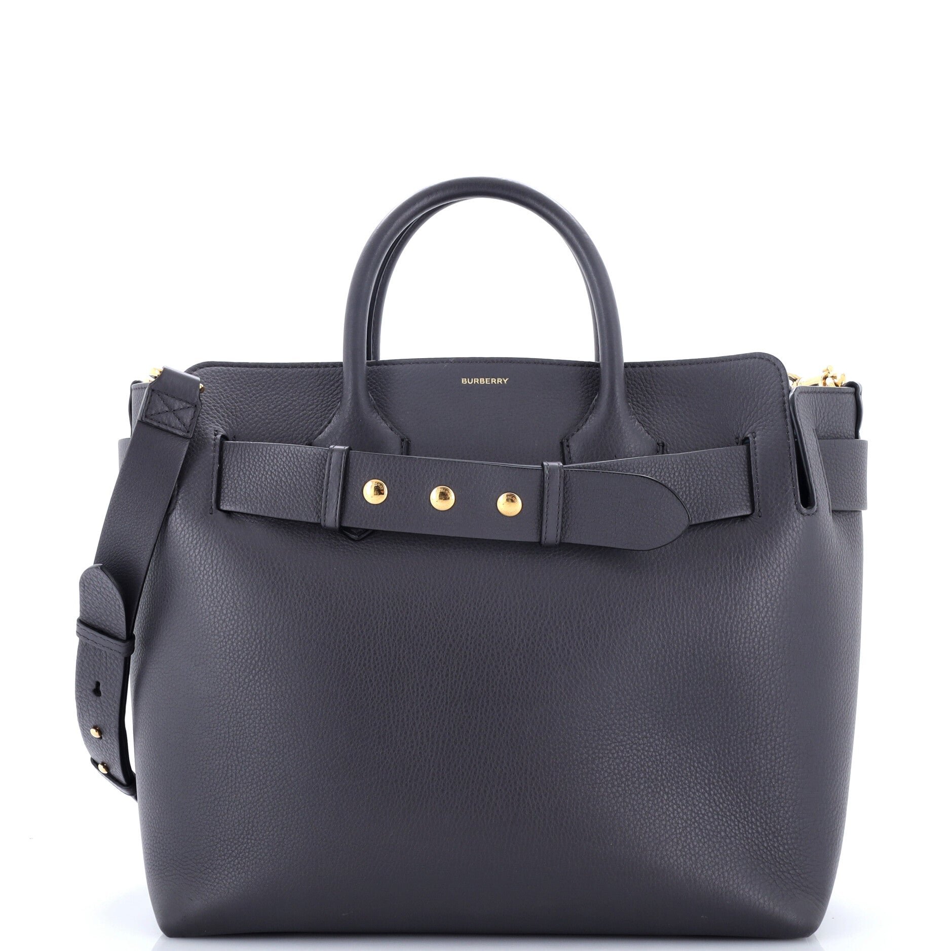 Burberry Belt Tote Leather Medium