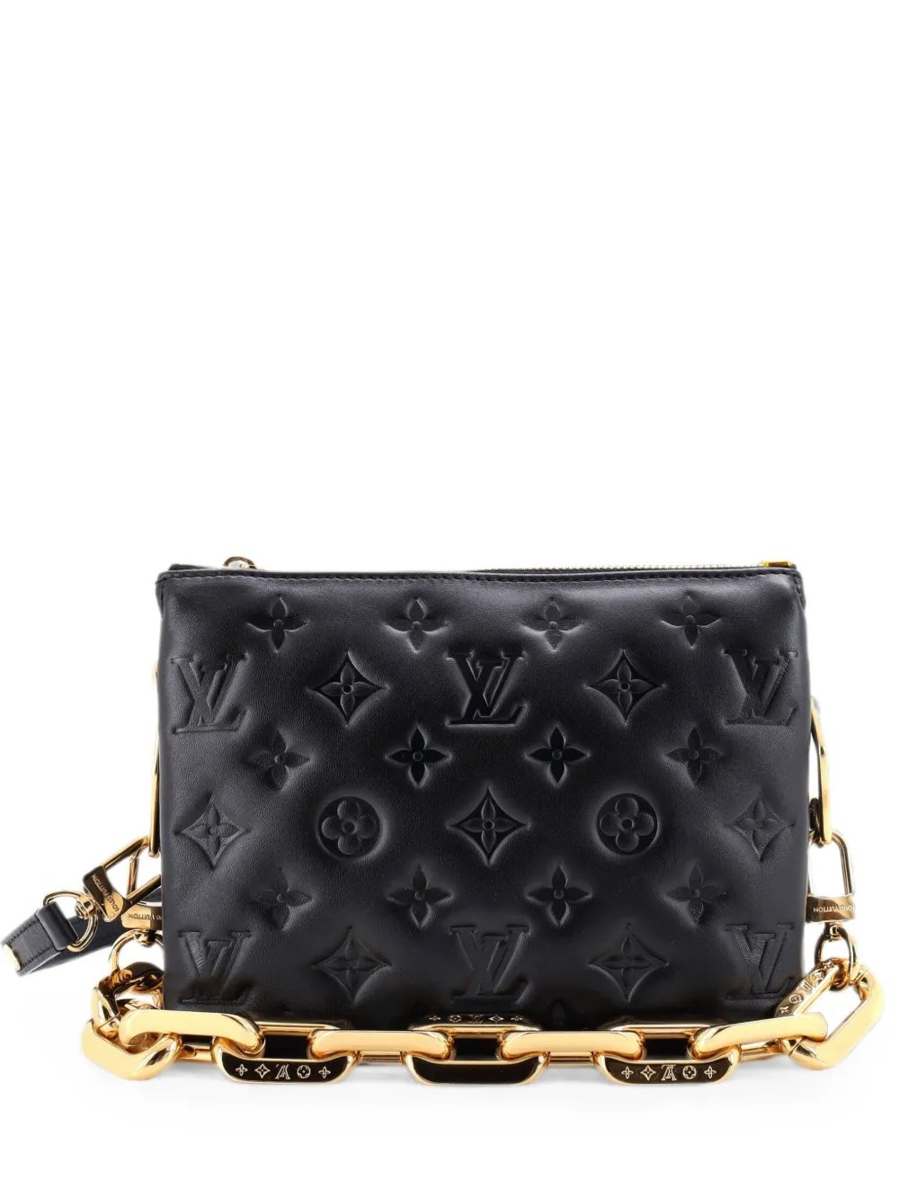 Coussin Bag Monogram Embossed Lambskin BB crossbody bag