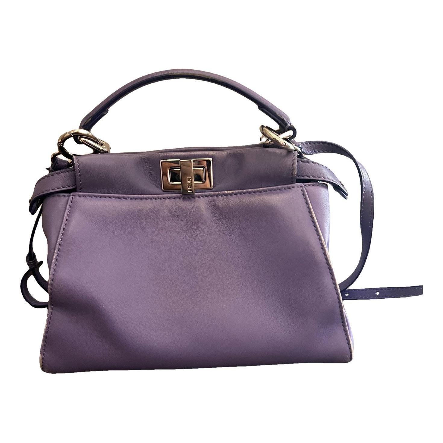 Peekaboo leather handbag
