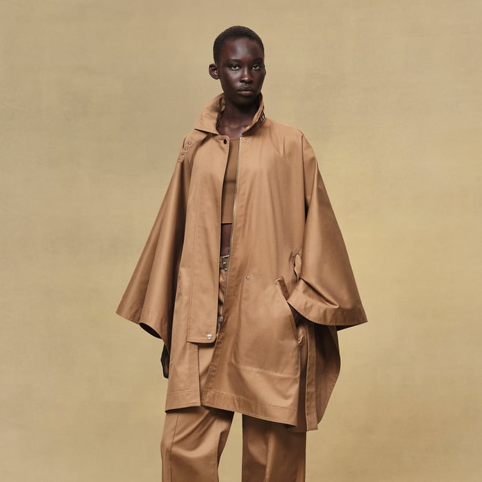 Brun Mahogany Cape Coat